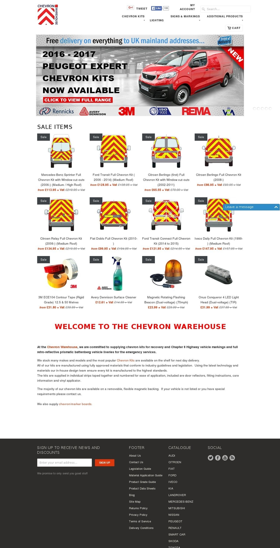 Copy of Main Chevron Warehouse Shopify theme site example chevronwarehouse.com