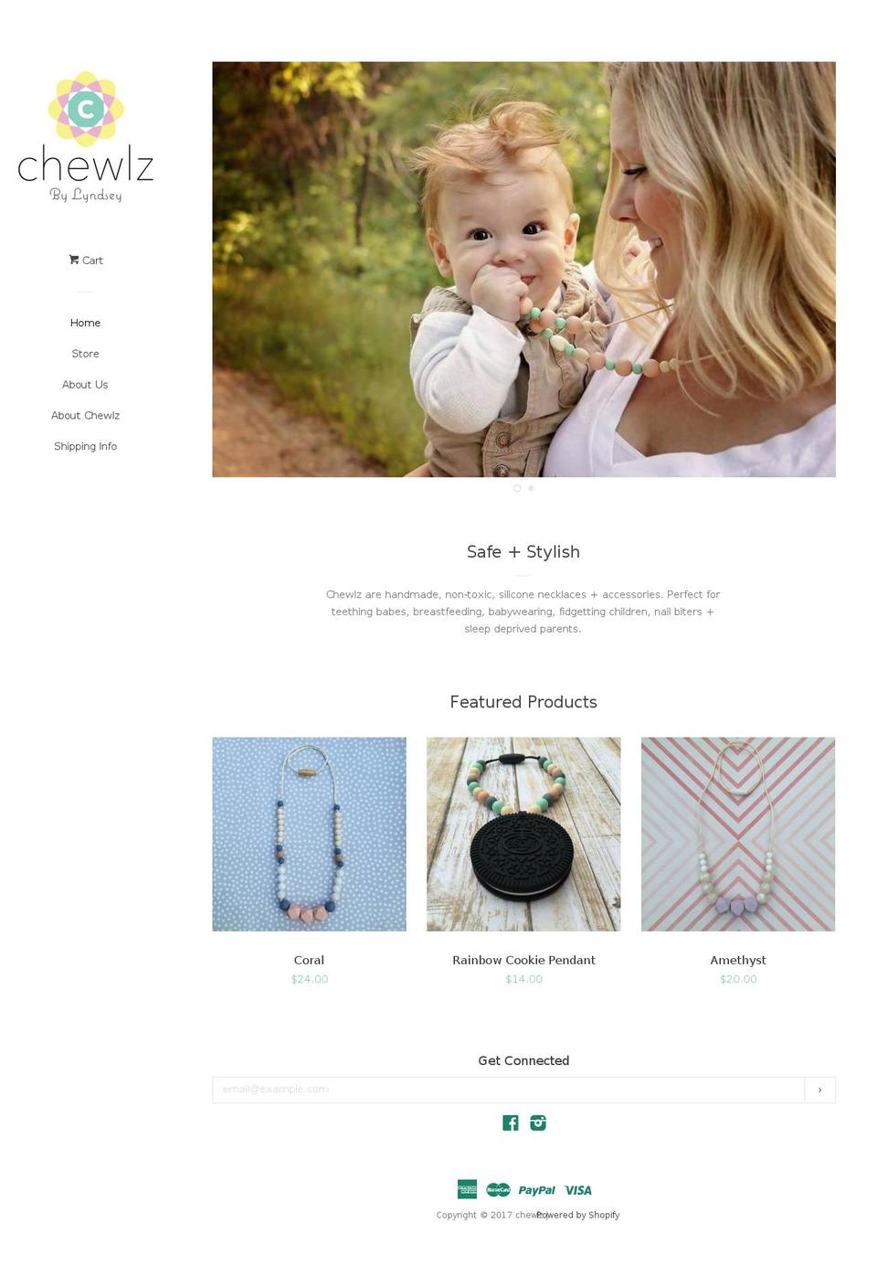 chewlz.com shopify website screenshot