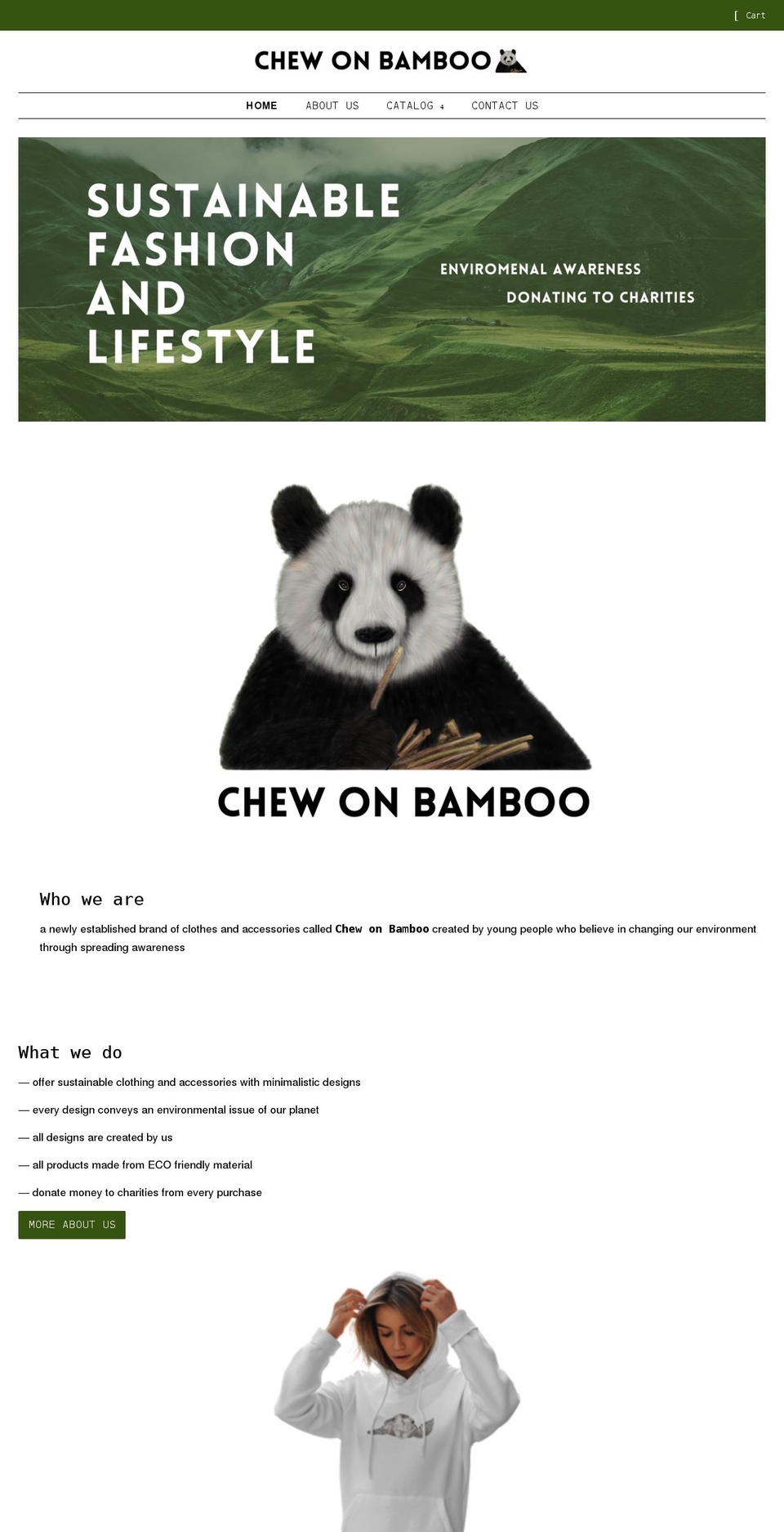 chewonbamboo.com shopify website screenshot