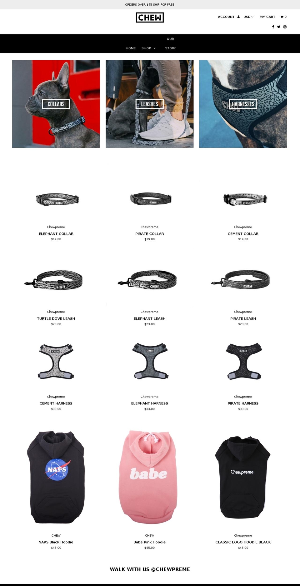 chewpreme.com shopify website screenshot