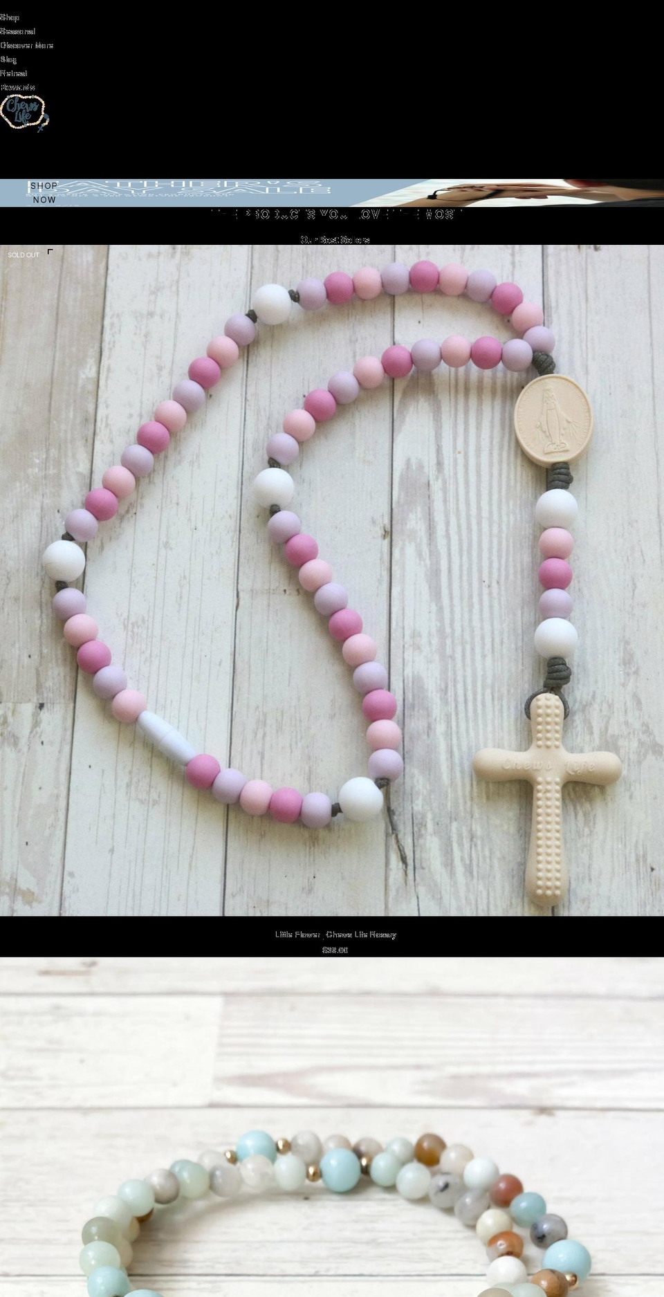 chewslife.com shopify website screenshot