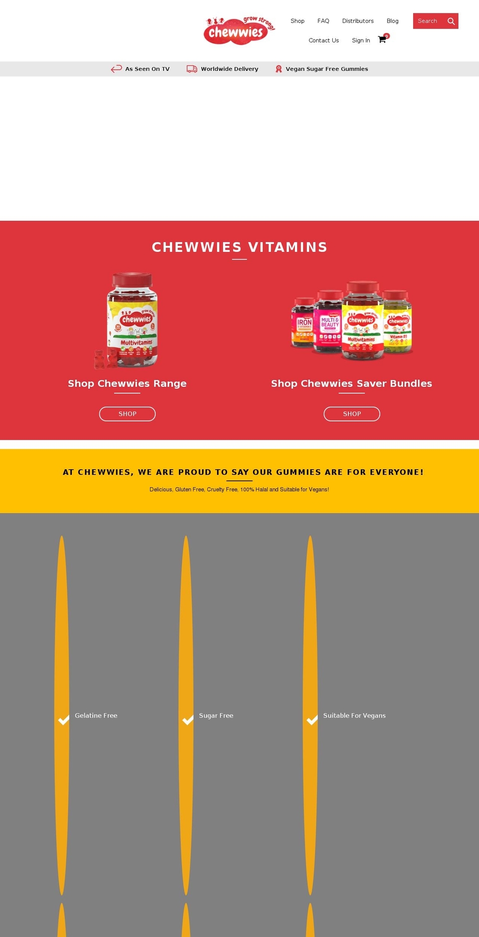 chewwies.com — Shopify storefront screenshot