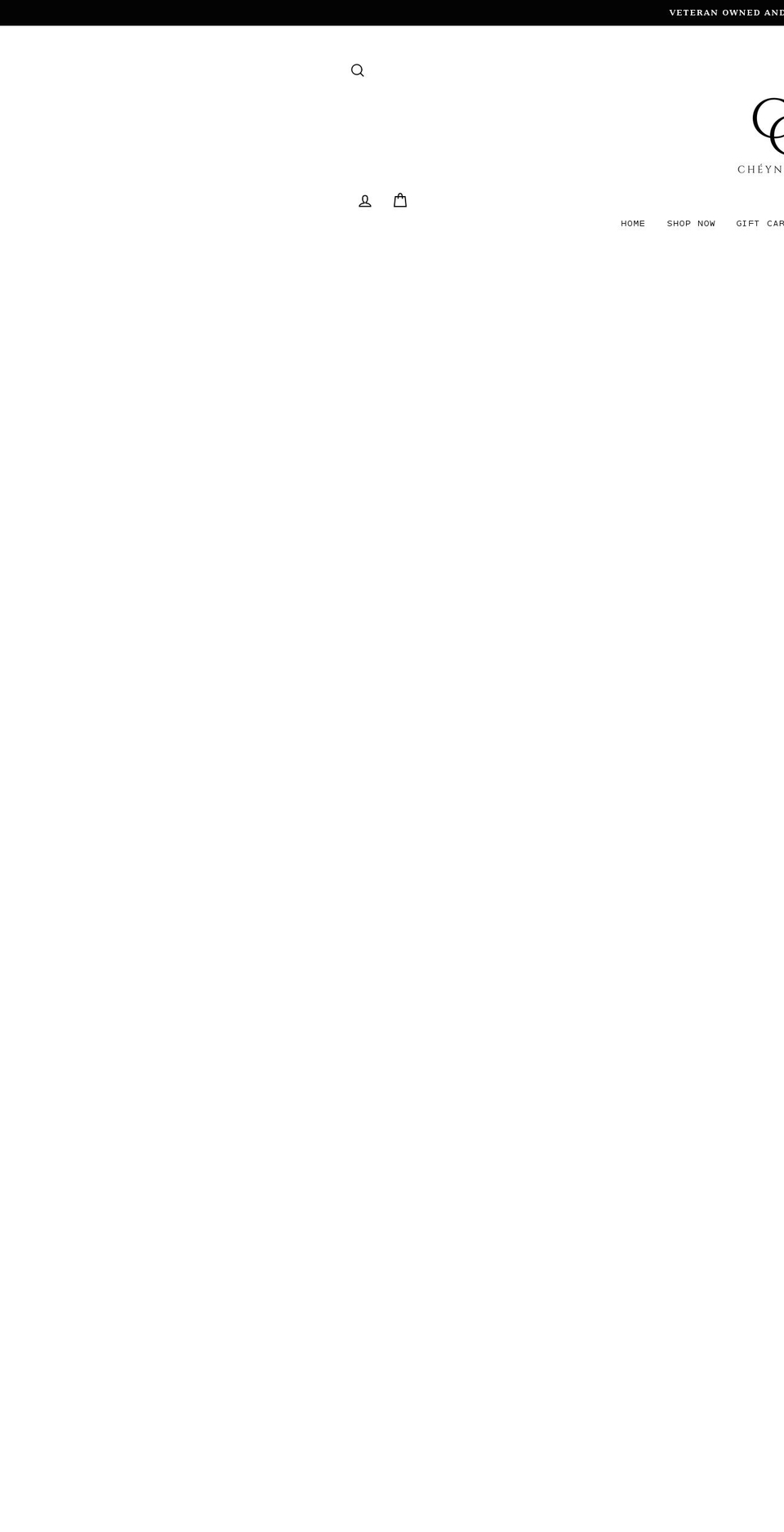 cheynefashion.com shopify website screenshot