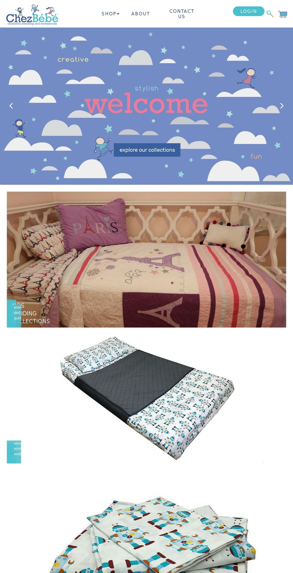 chezbebeny.com — Shopify storefront screenshot
