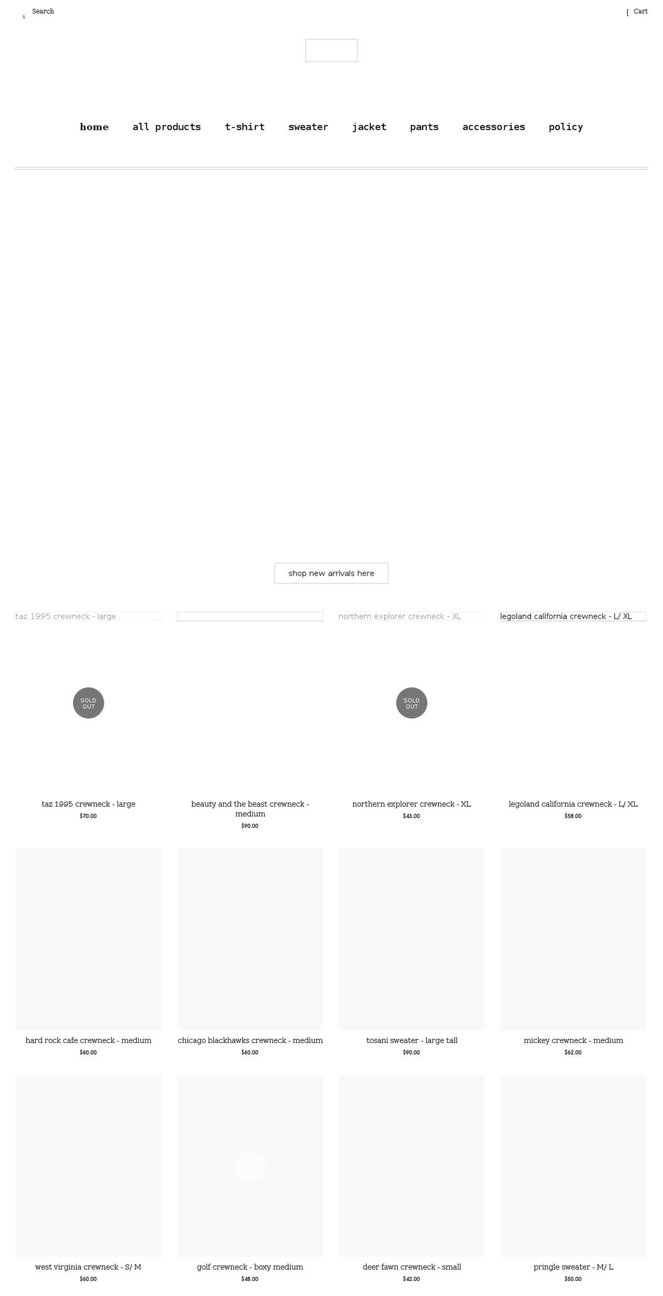 chezclaudevintage.com shopify website screenshot