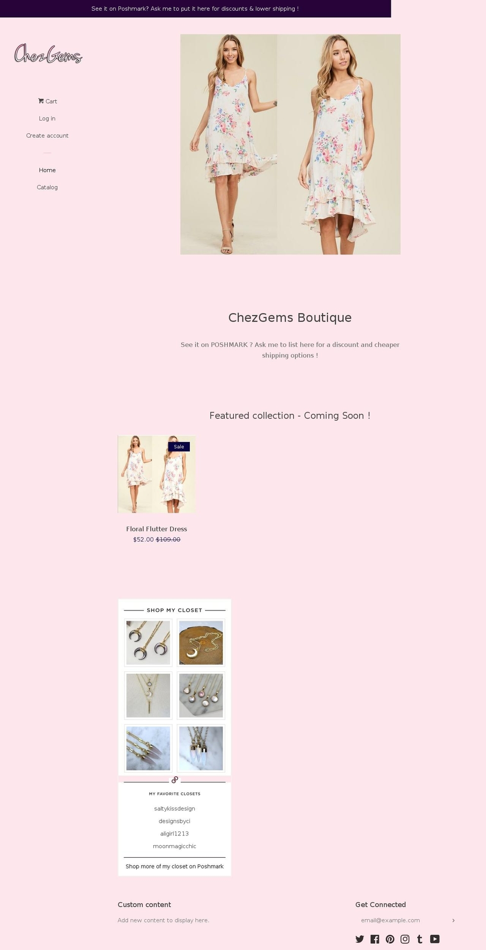 chezgems.com — Shopify storefront screenshot