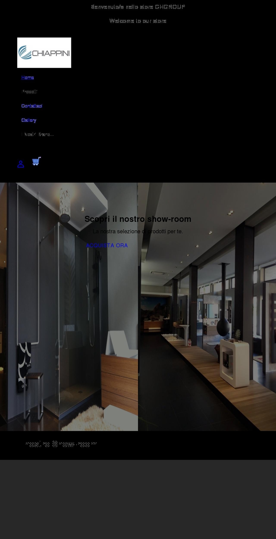 chgroup.it shopify website screenshot