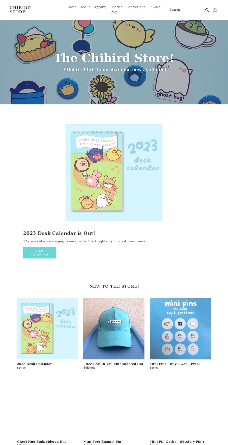 chibird.myshopify.com shopify website screenshot