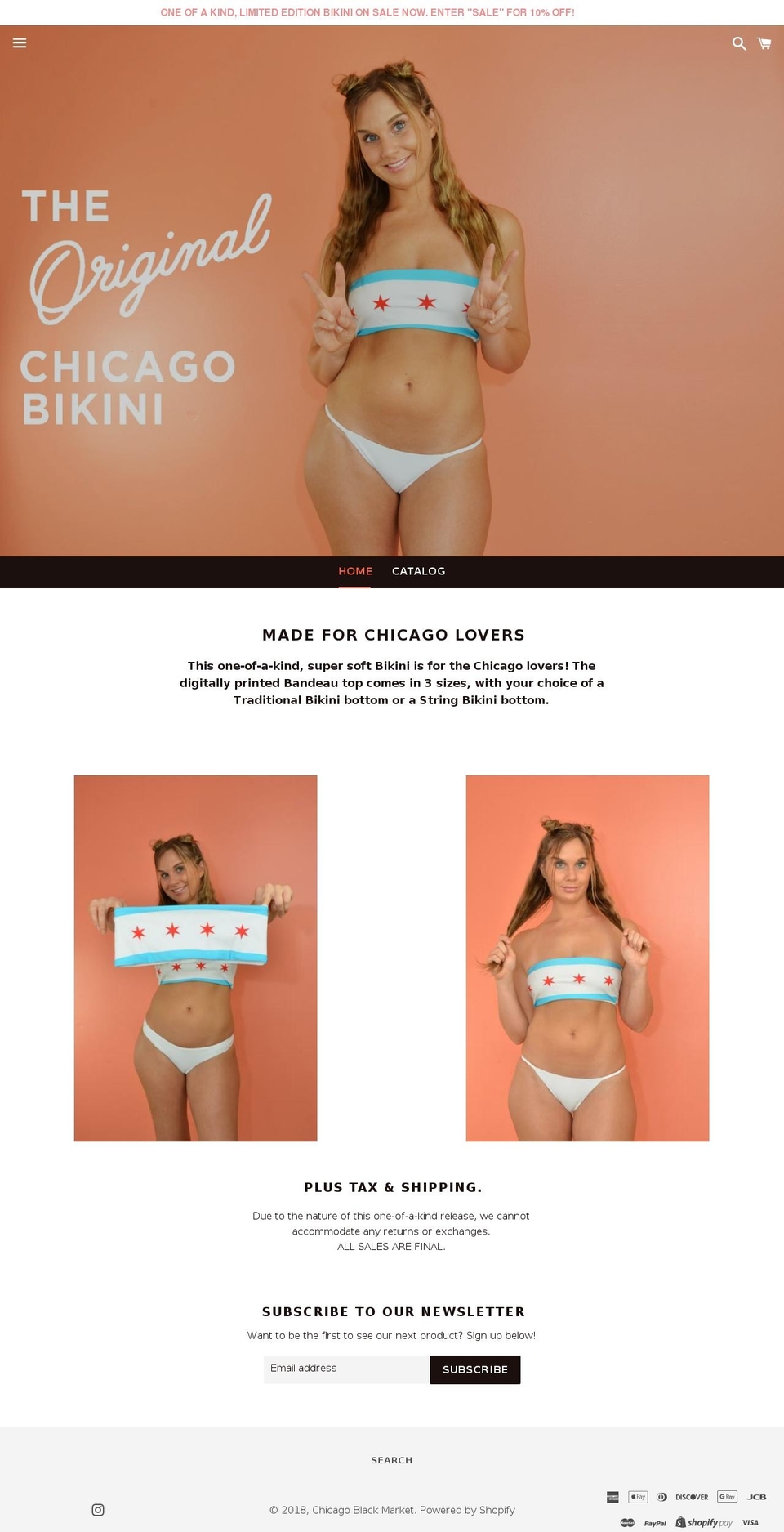 chiblkmarkt.com shopify website screenshot