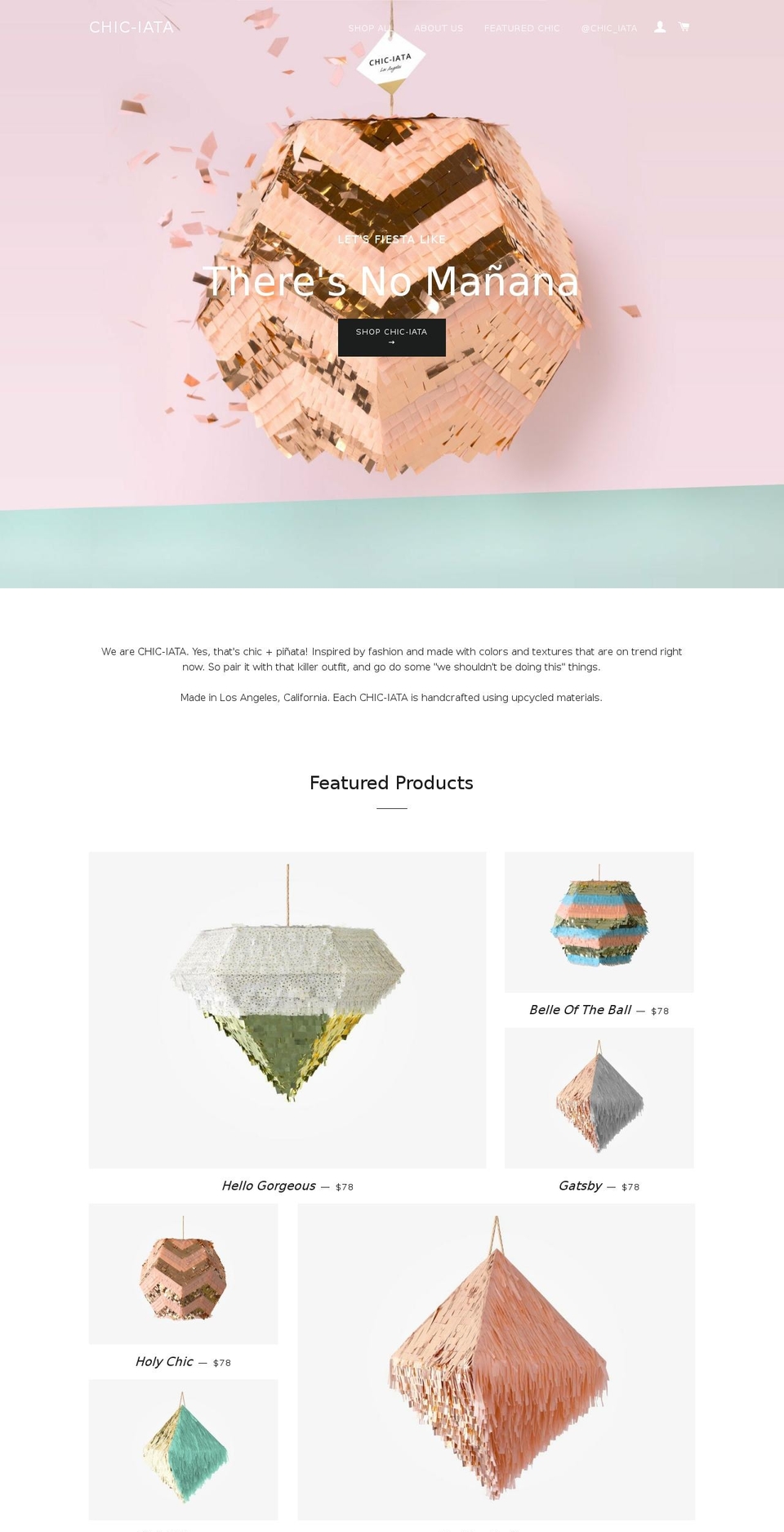 chic-iata.com — Shopify storefront screenshot