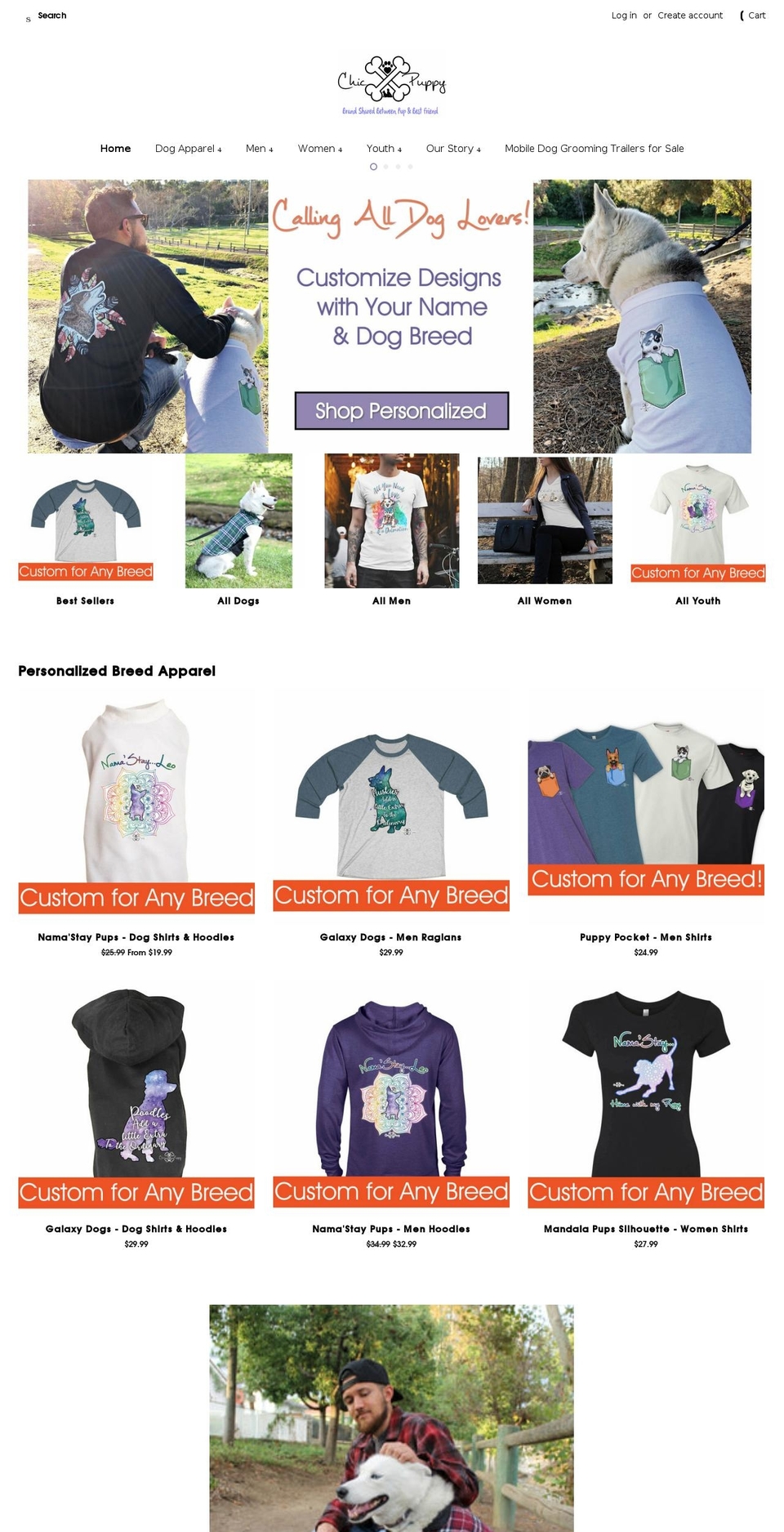 chic-puppy.com — Shopify storefront screenshot