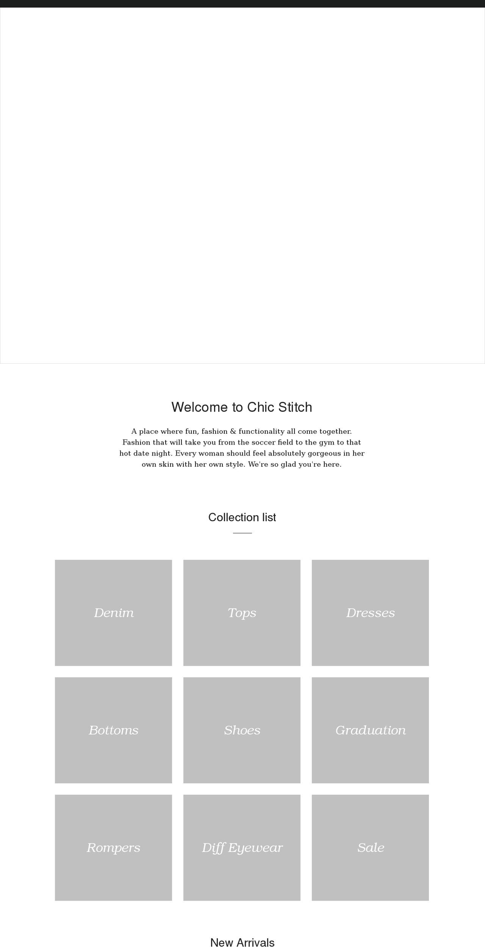 chic-stitch.com — Shopify storefront screenshot