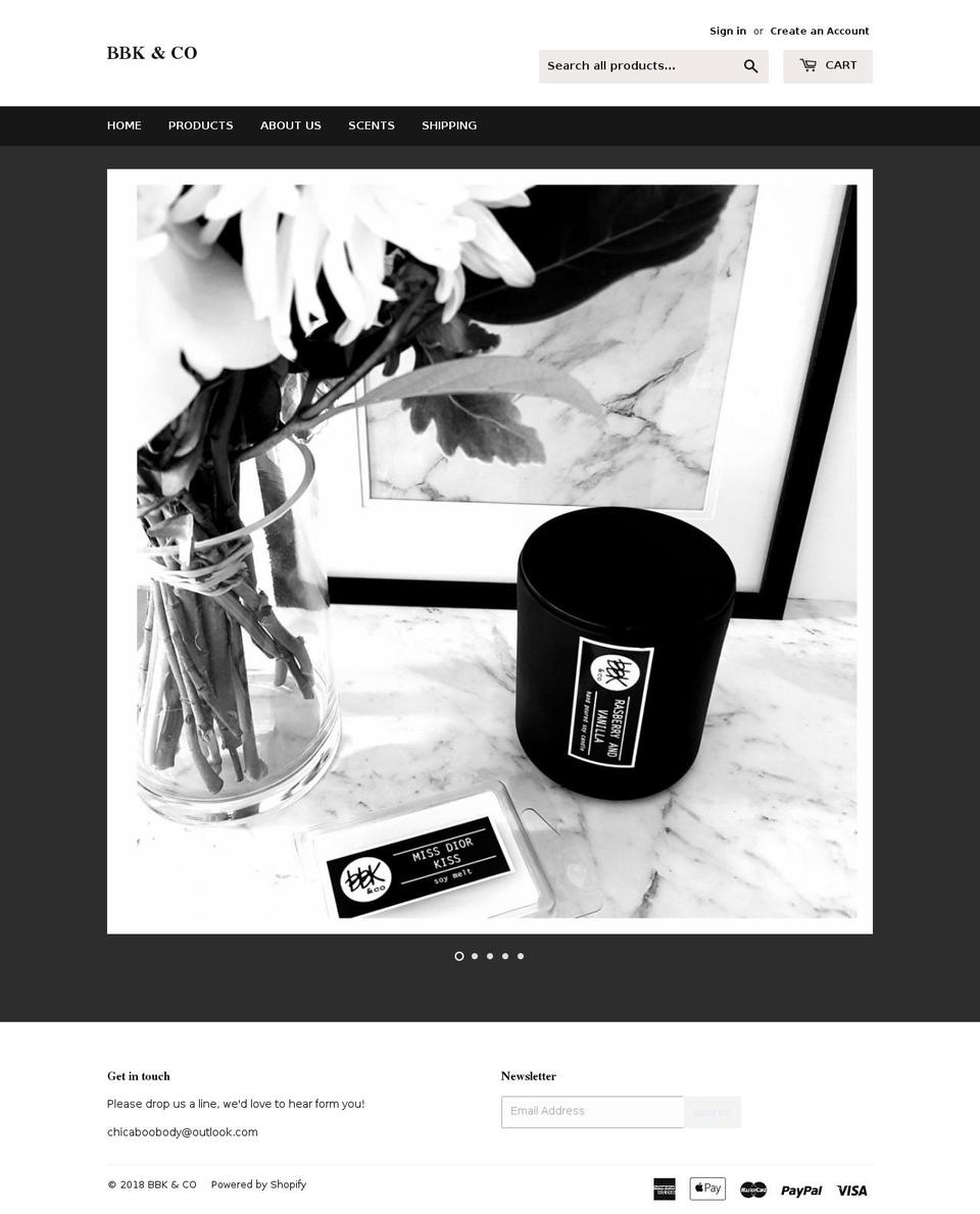 chicaboobody.com — Shopify storefront screenshot