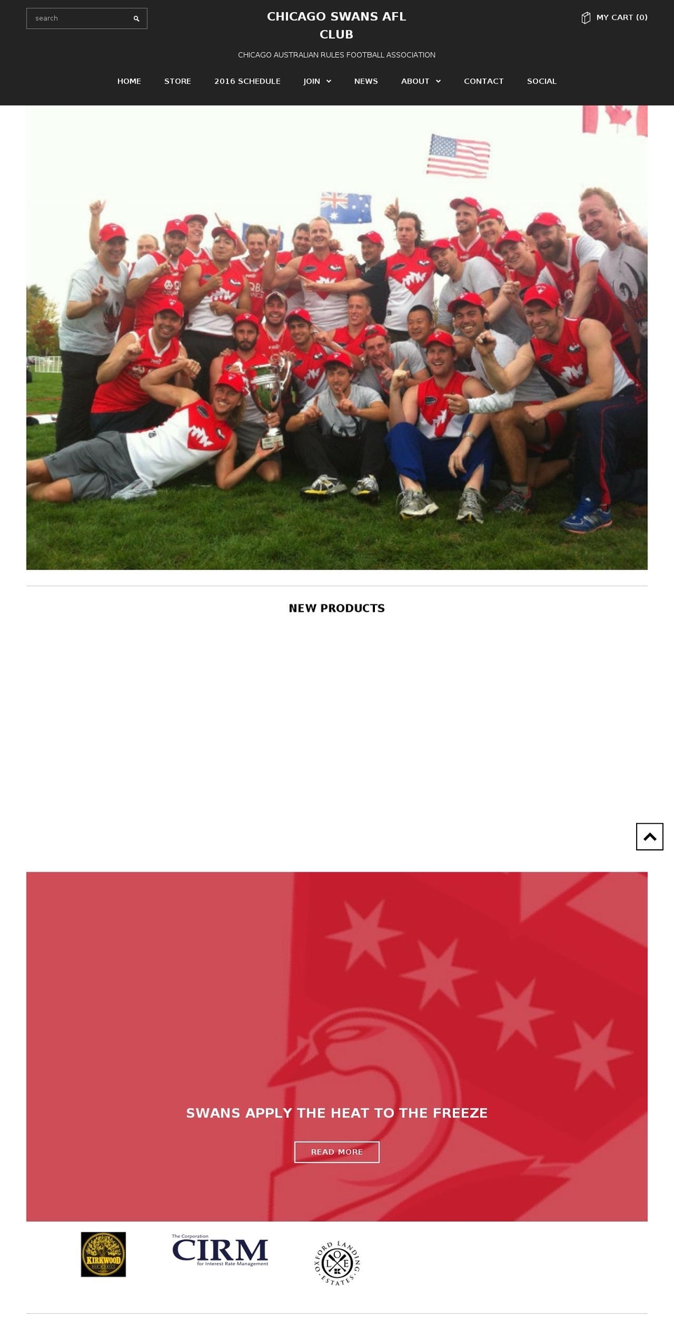 chicagofooty.com shopify website screenshot