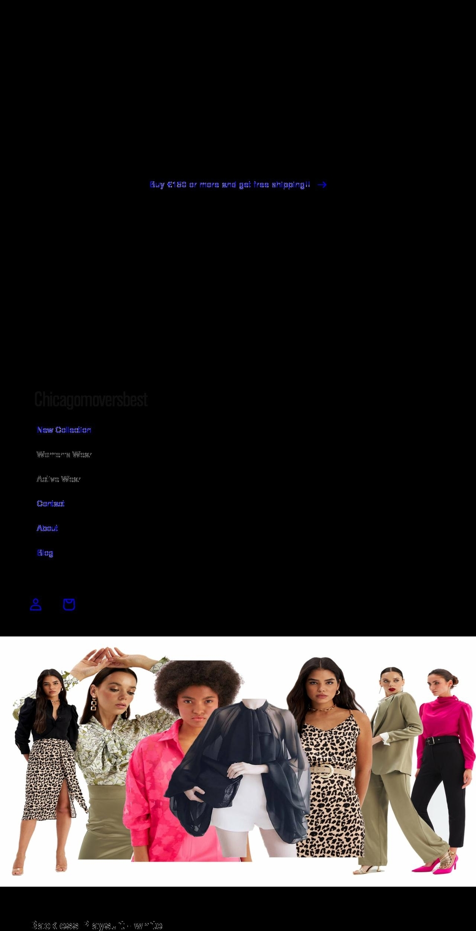 chicagomoversbest.com shopify website screenshot