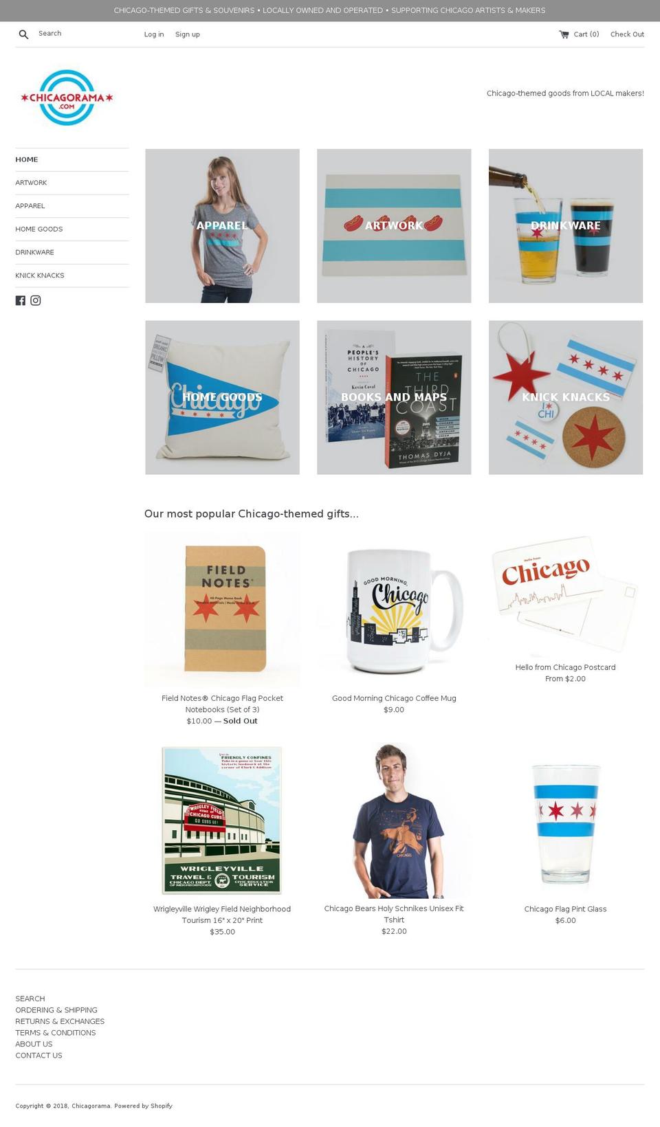 chicagorama.com shopify website screenshot