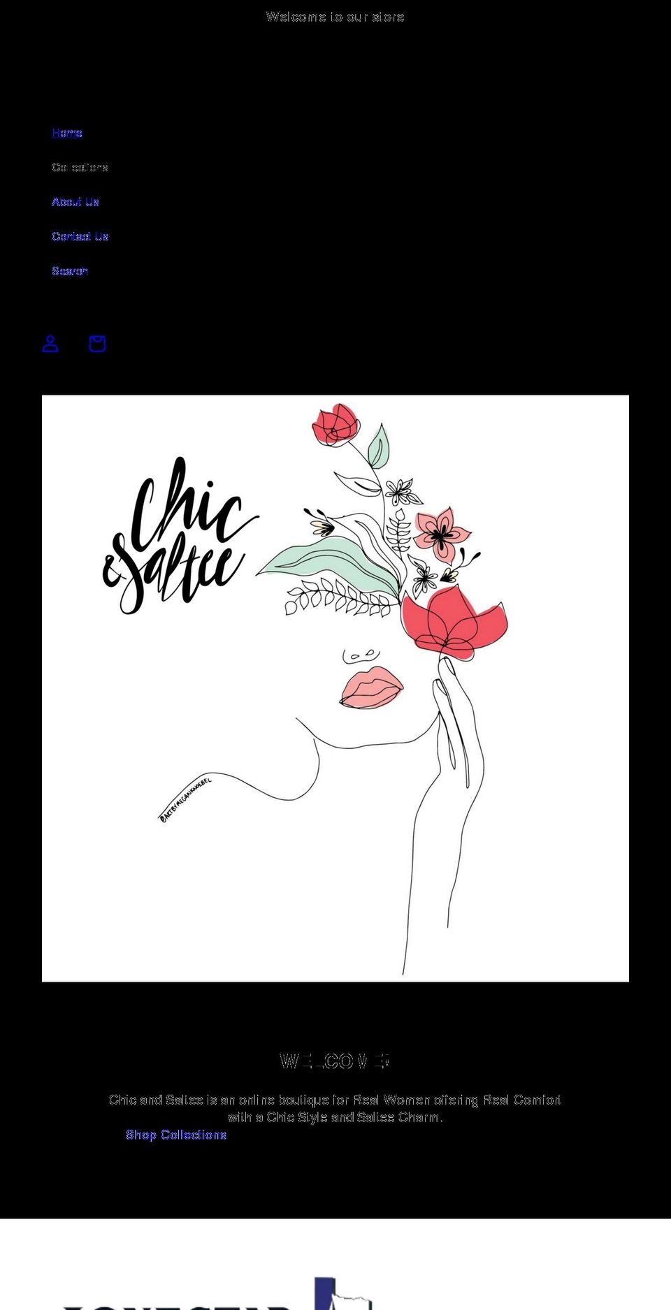 chicandsaltee.com shopify website screenshot