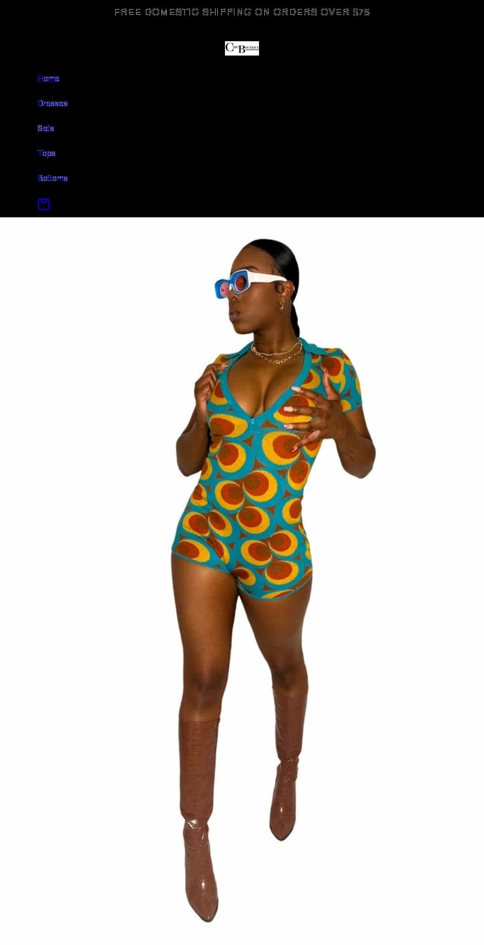 chicboutiquecb.com shopify website screenshot