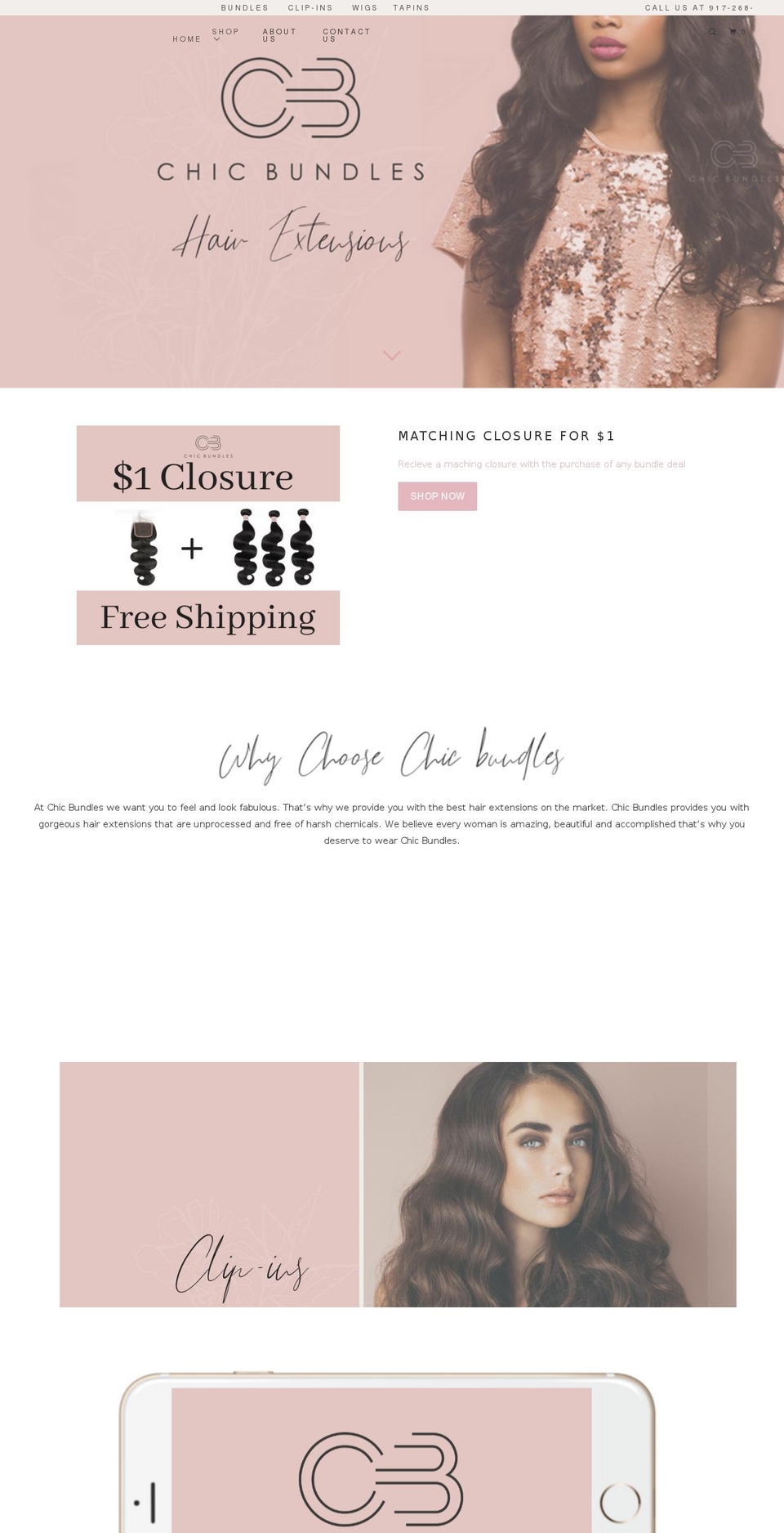 chicbundle.com shopify website screenshot