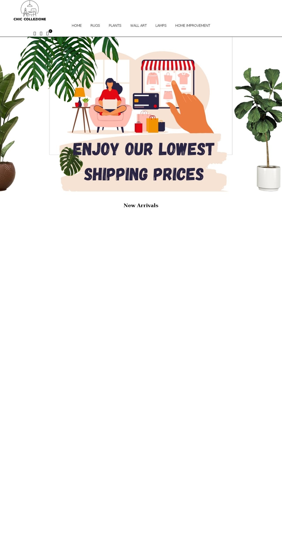 chiccollezione.com shopify website screenshot