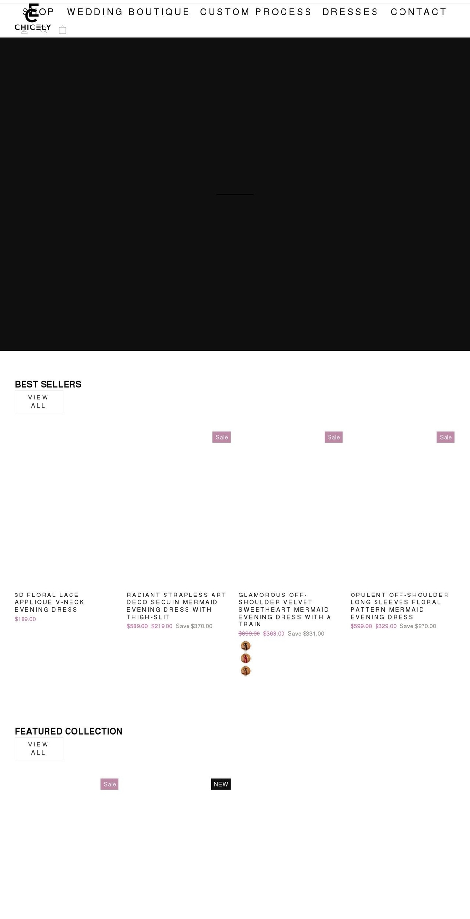 chicely.com shopify website screenshot