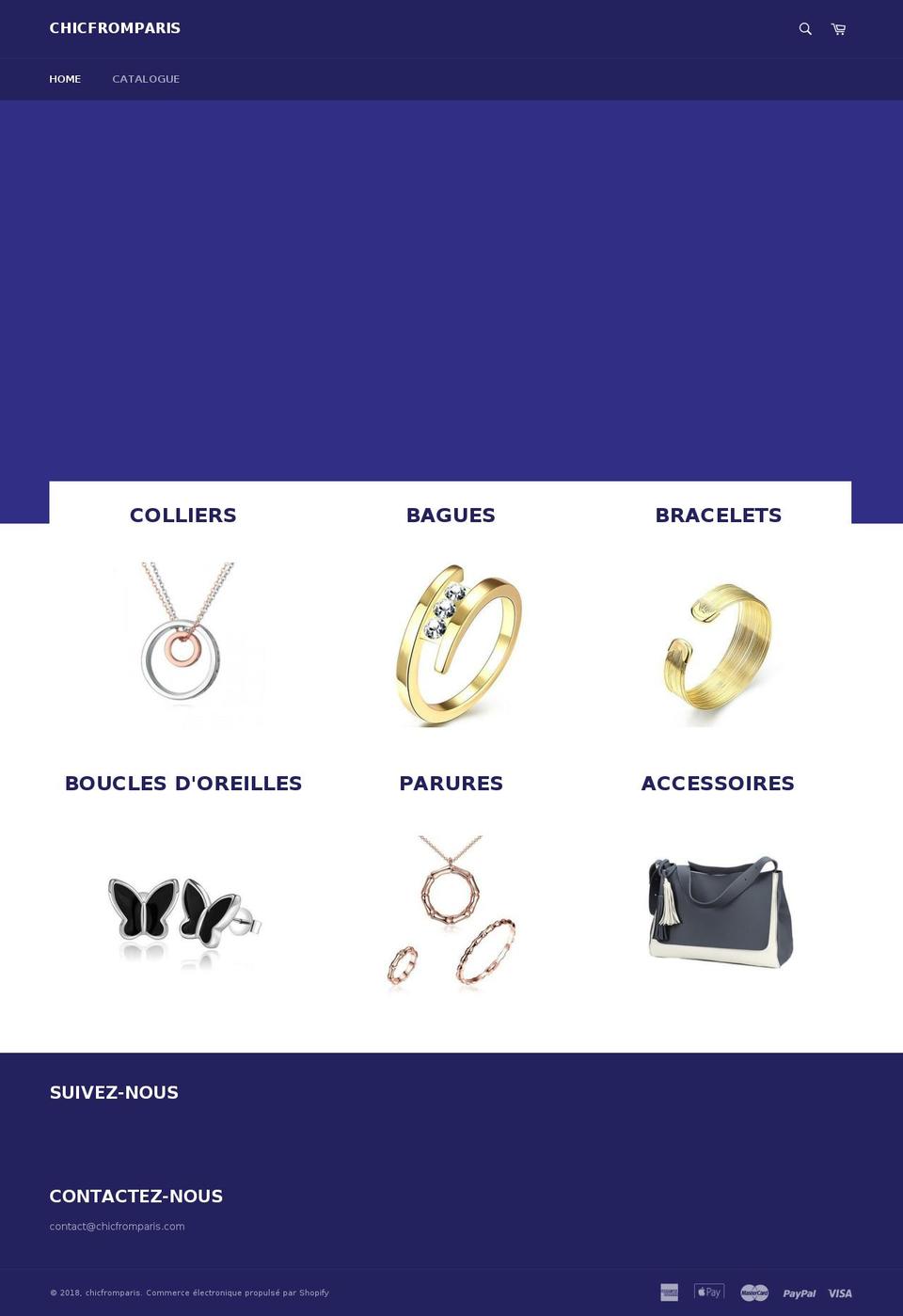 chicfromparis.com — Shopify storefront screenshot