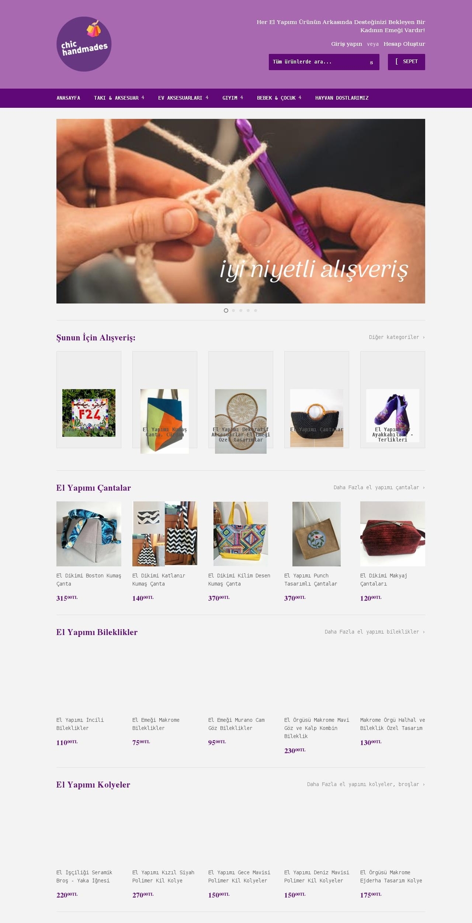 chichandmades.com shopify website screenshot