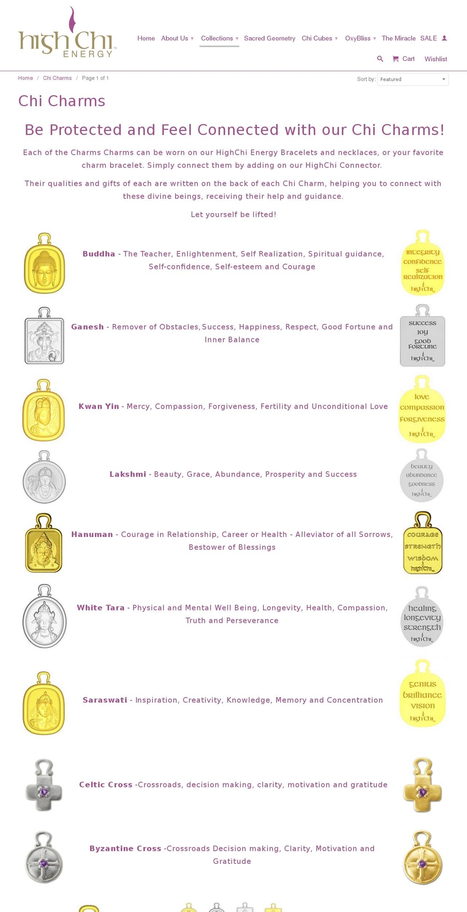 chicharm.com shopify website screenshot