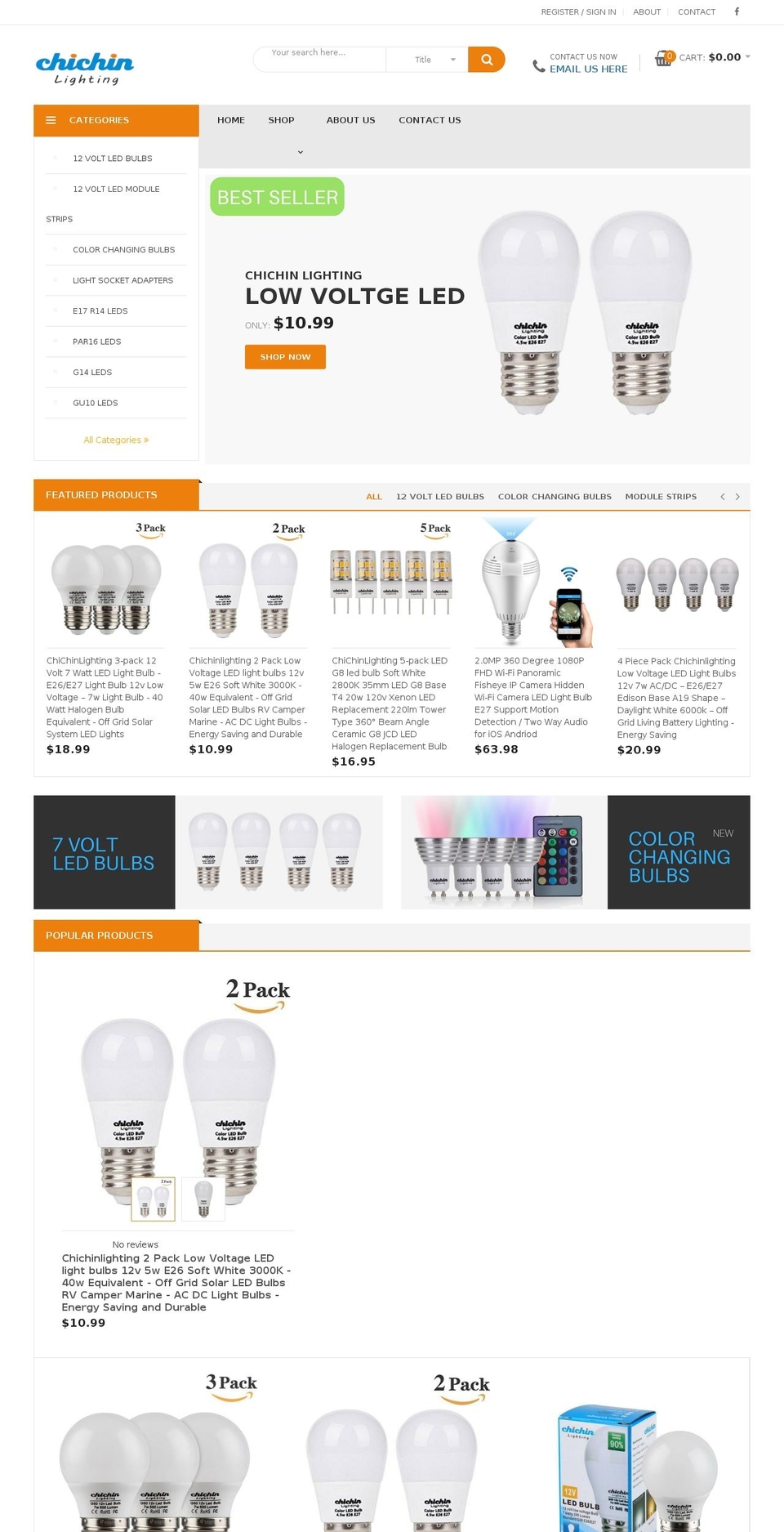 ChiChinLighting Shopify theme site example chichinlighting.com