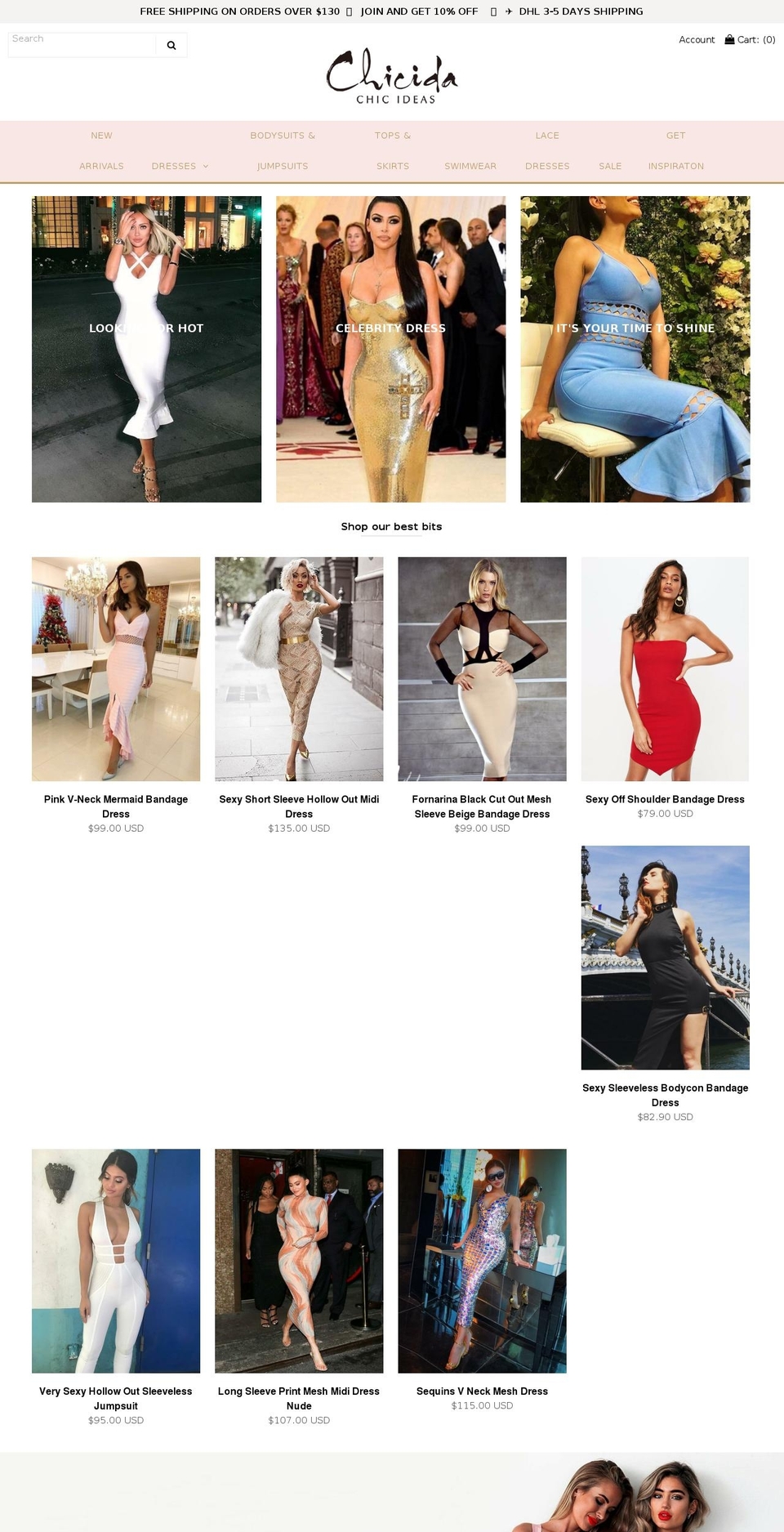 chicida.com shopify website screenshot