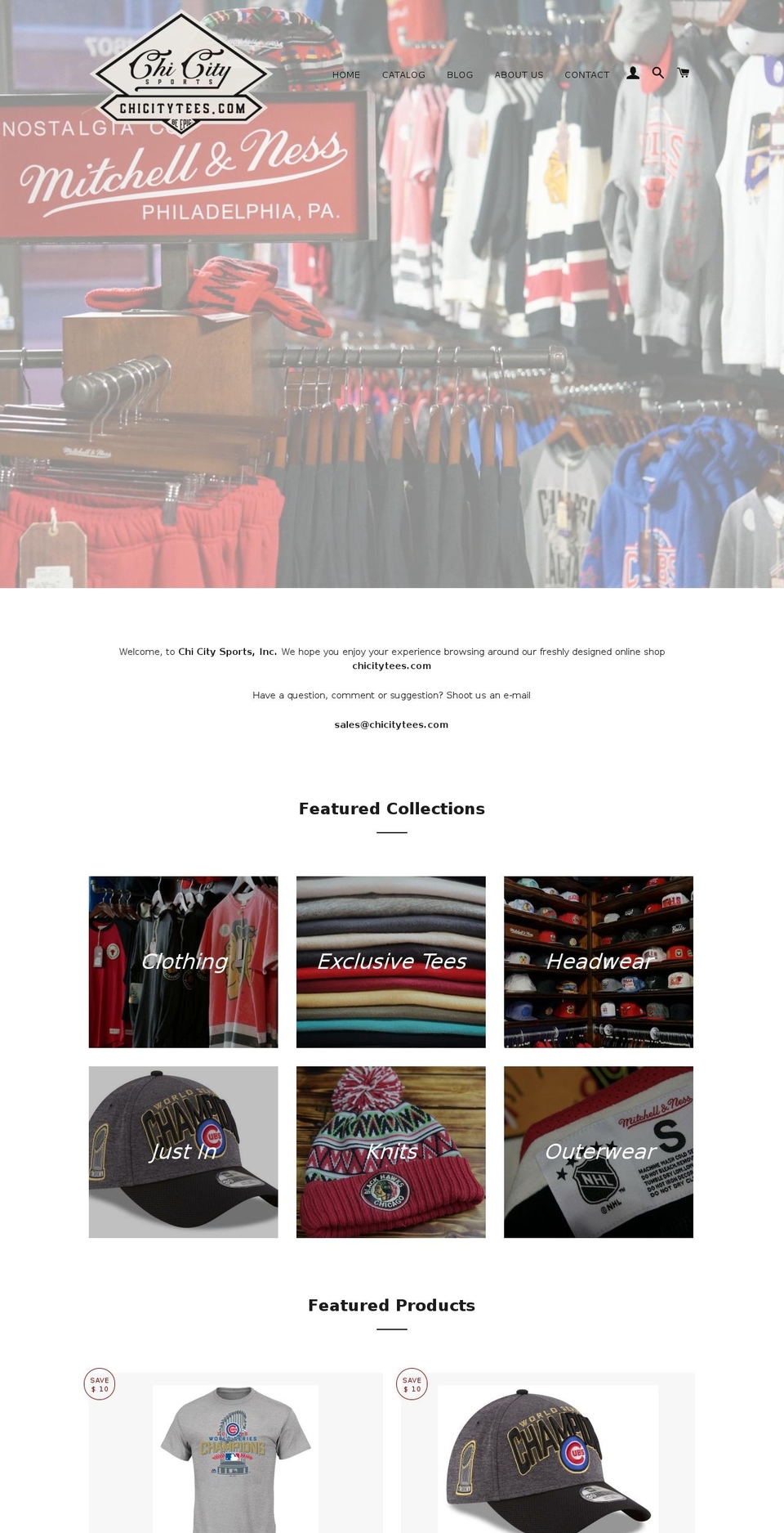 chicitytees.com shopify website screenshot