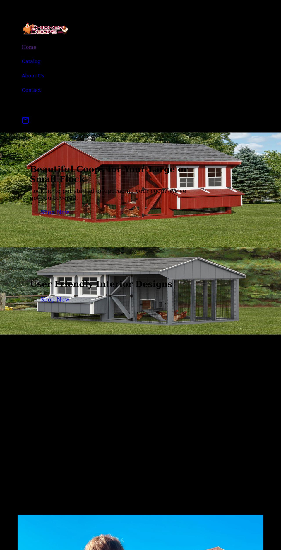 chickencoopsusa.com shopify website screenshot