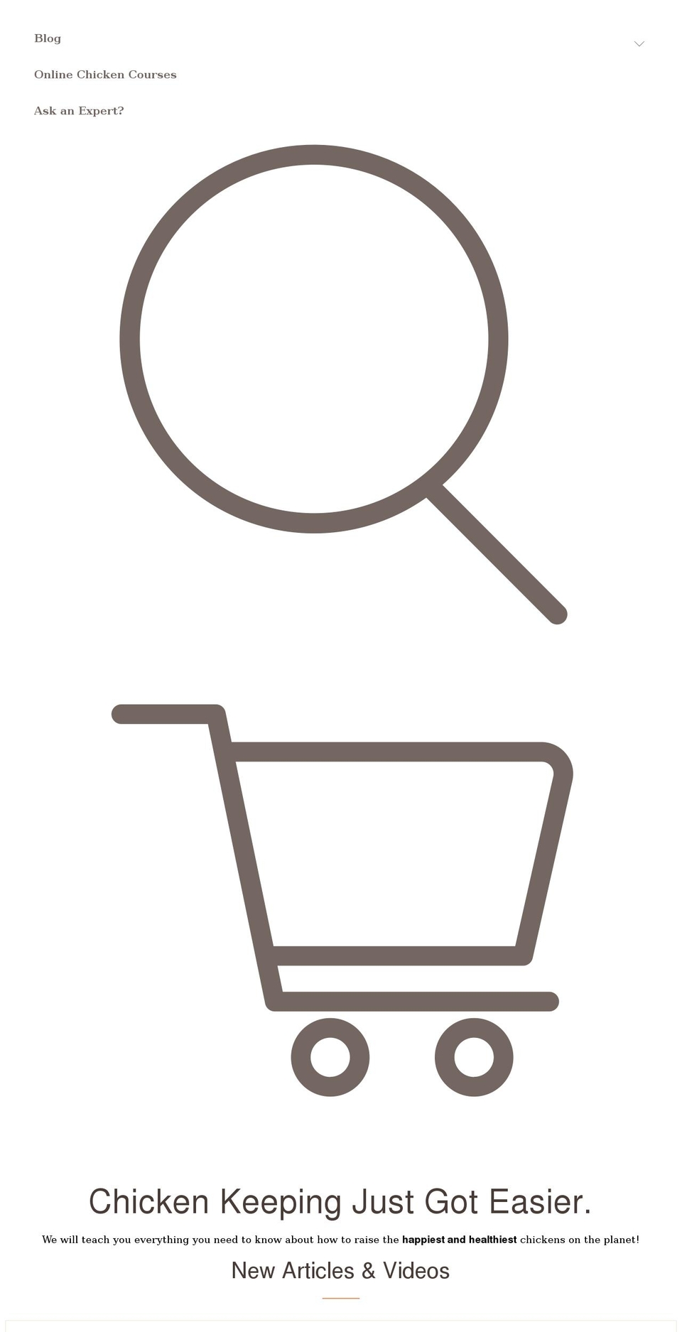 chickenexperts.com shopify website screenshot