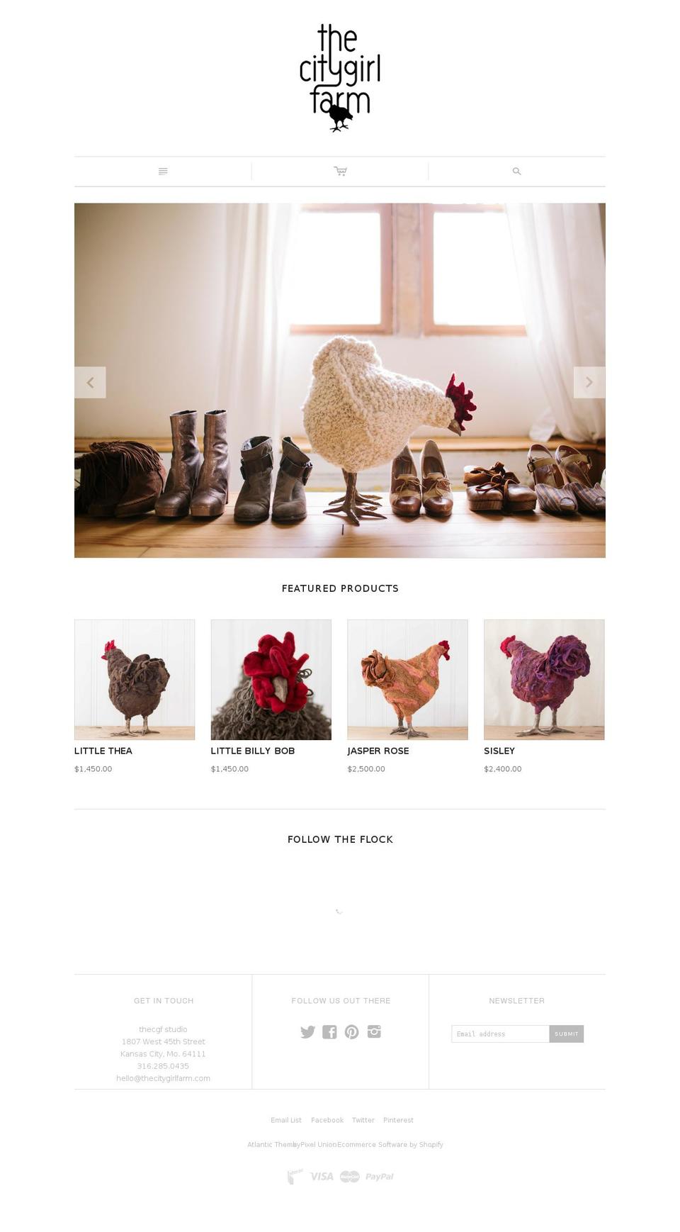 chickenfootstools.com shopify website screenshot