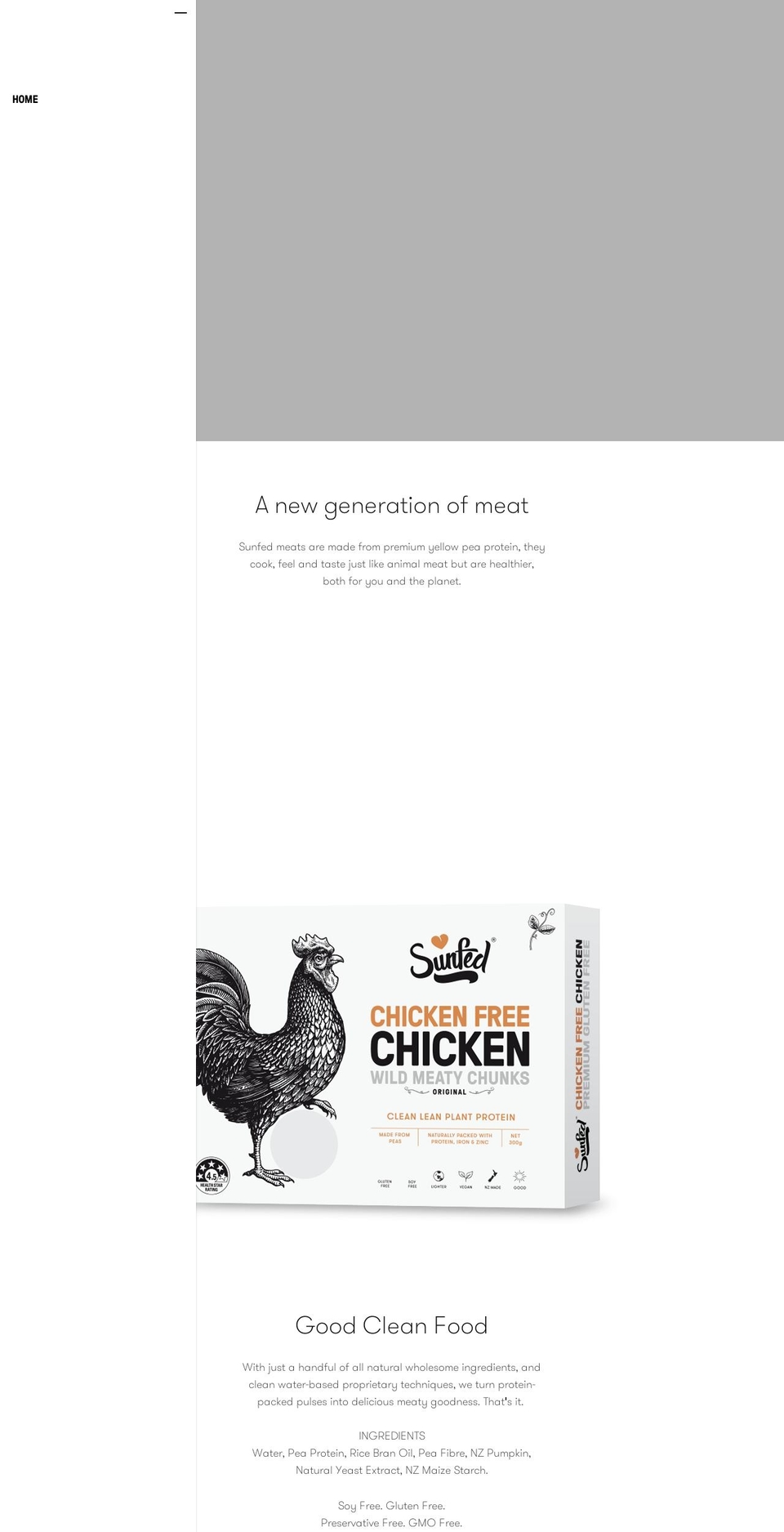 Sunfed v.1.0.2 Shopify theme site example chickenfreechicken.com