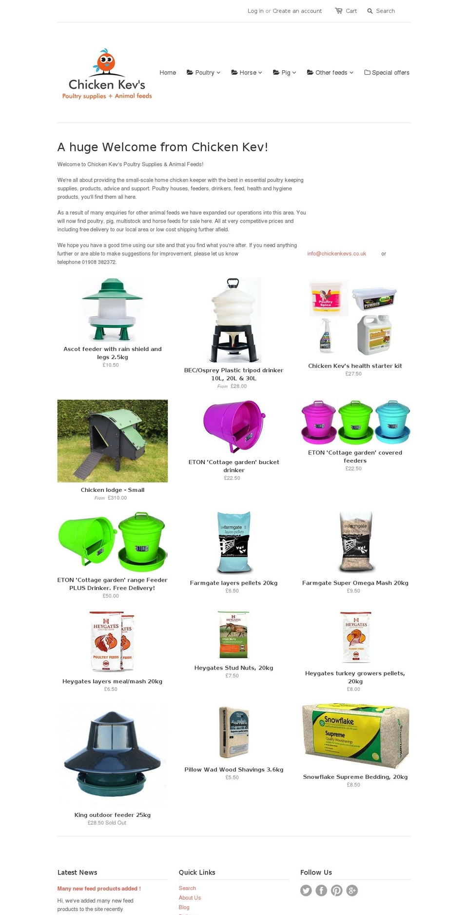 chickenkevs.com shopify website screenshot
