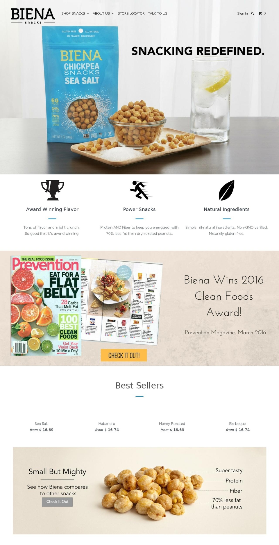 chickpeasnacks.com shopify website screenshot