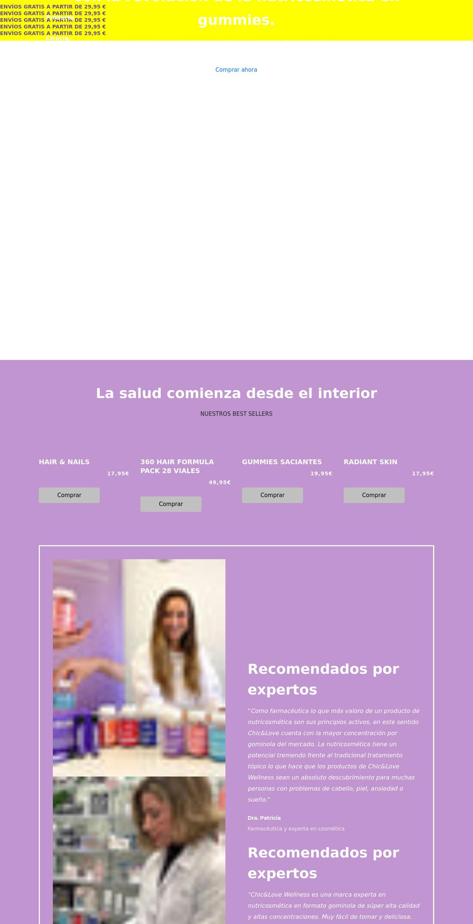 chiclove.com shopify website screenshot