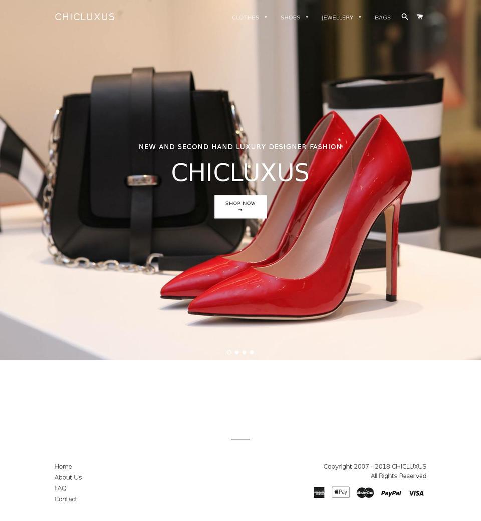 chicluxus.com — Shopify storefront screenshot