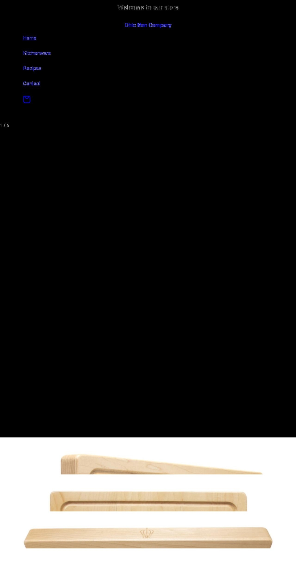 chicmancompany.com shopify website screenshot