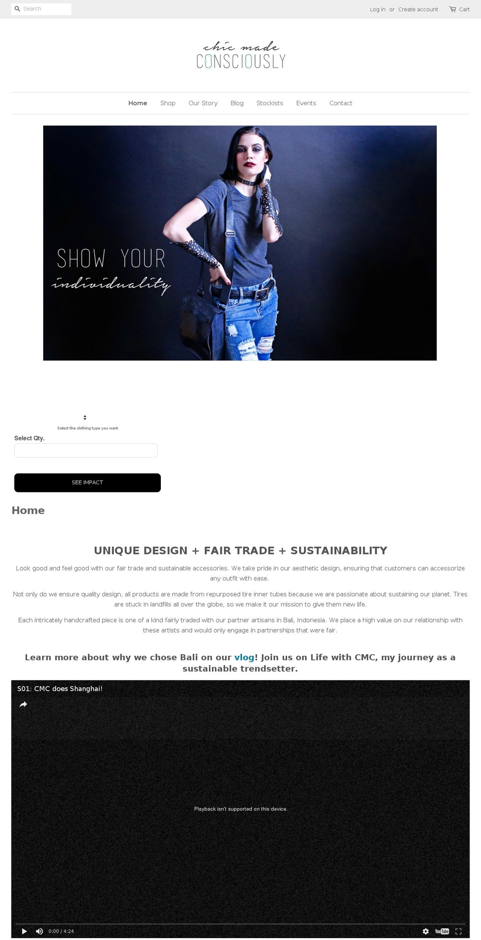 chicmc.com shopify website screenshot