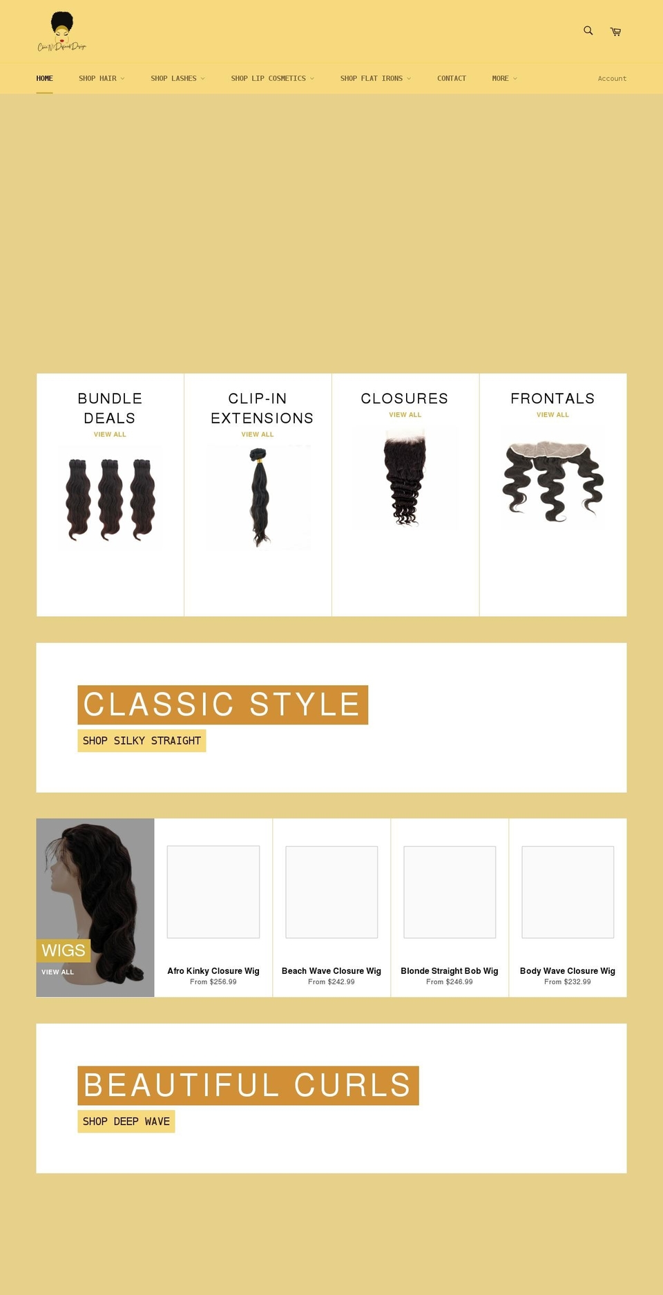 chicndefineddesign.com shopify website screenshot