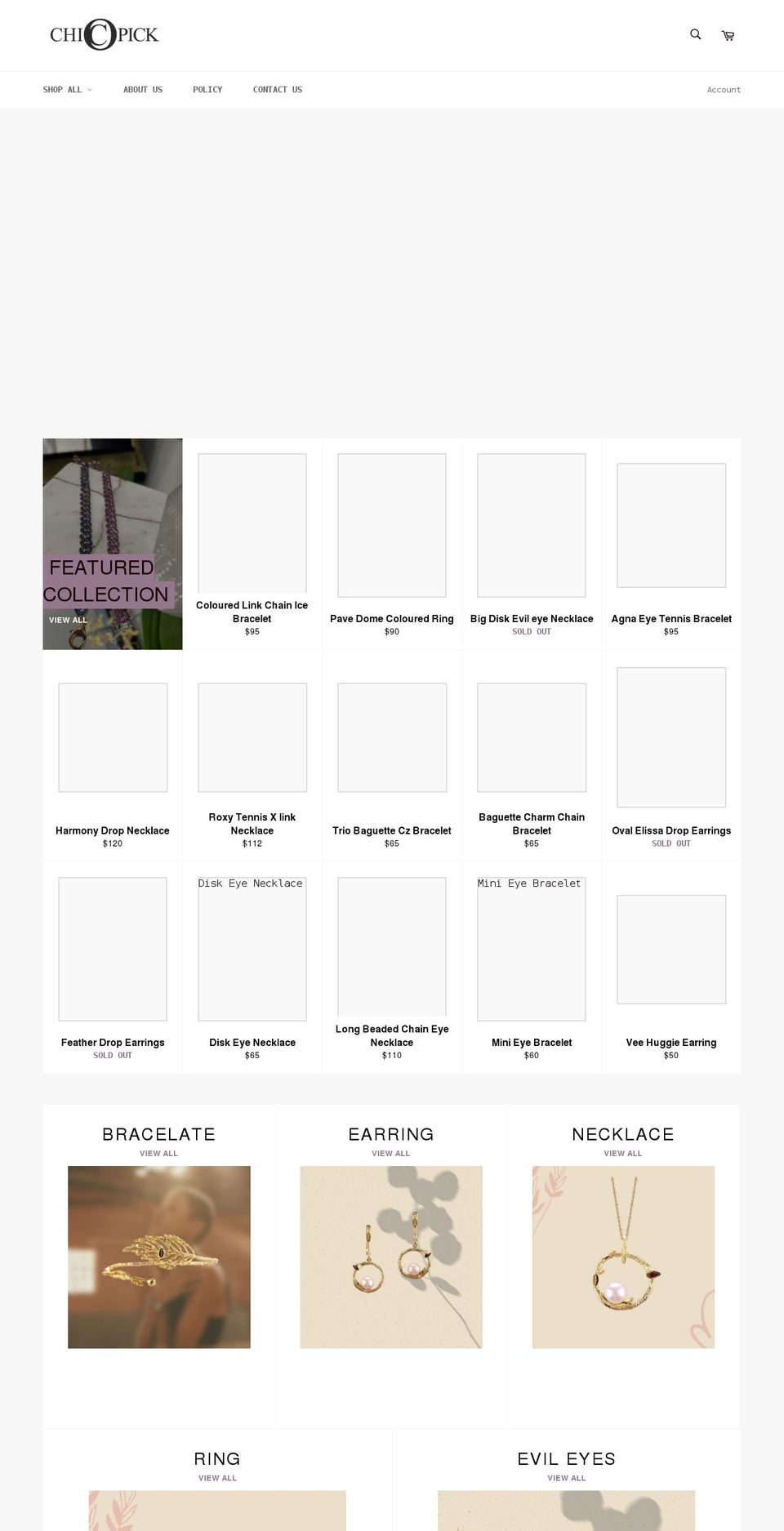 chicopick.com shopify website screenshot