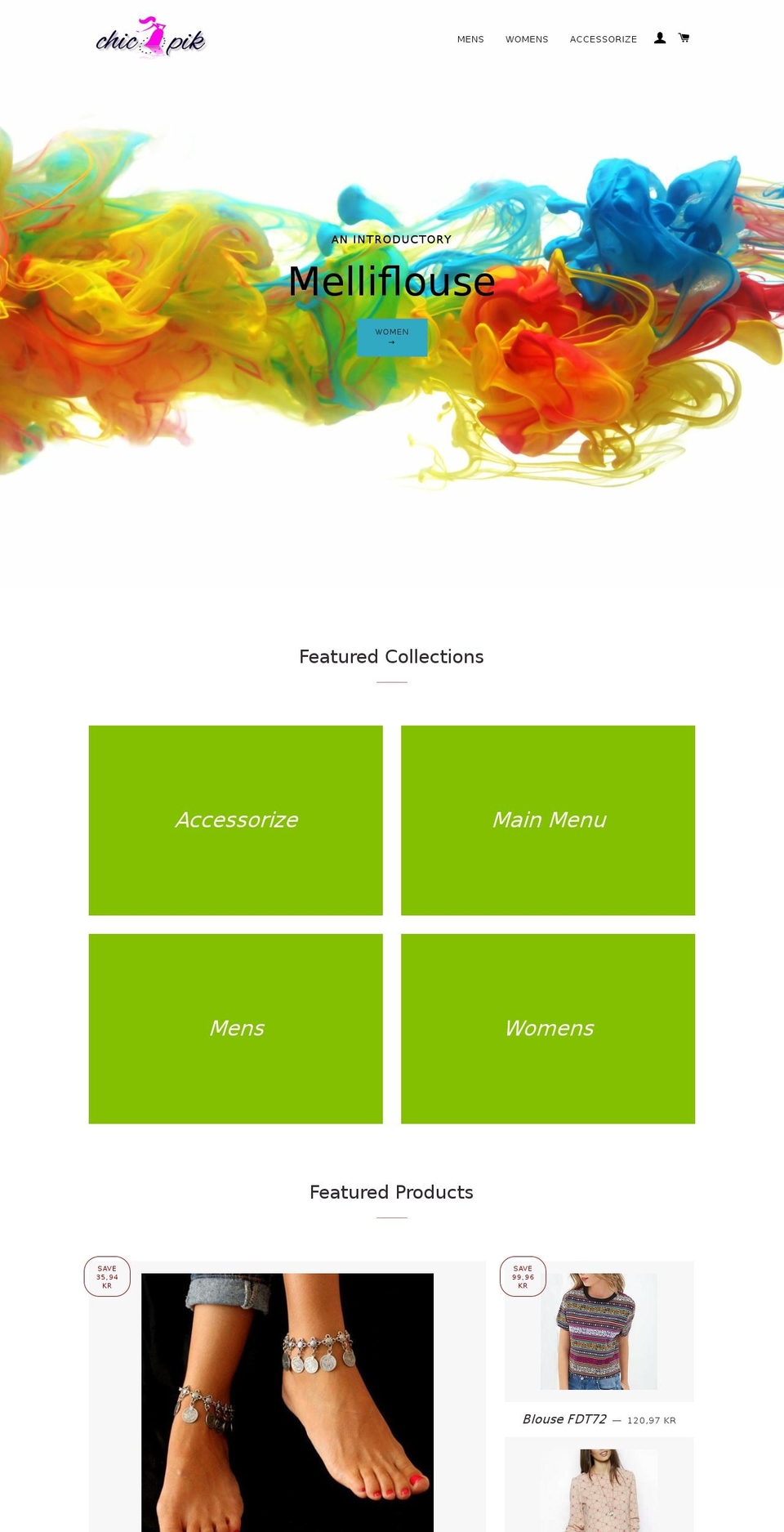 chicopik.com shopify website screenshot