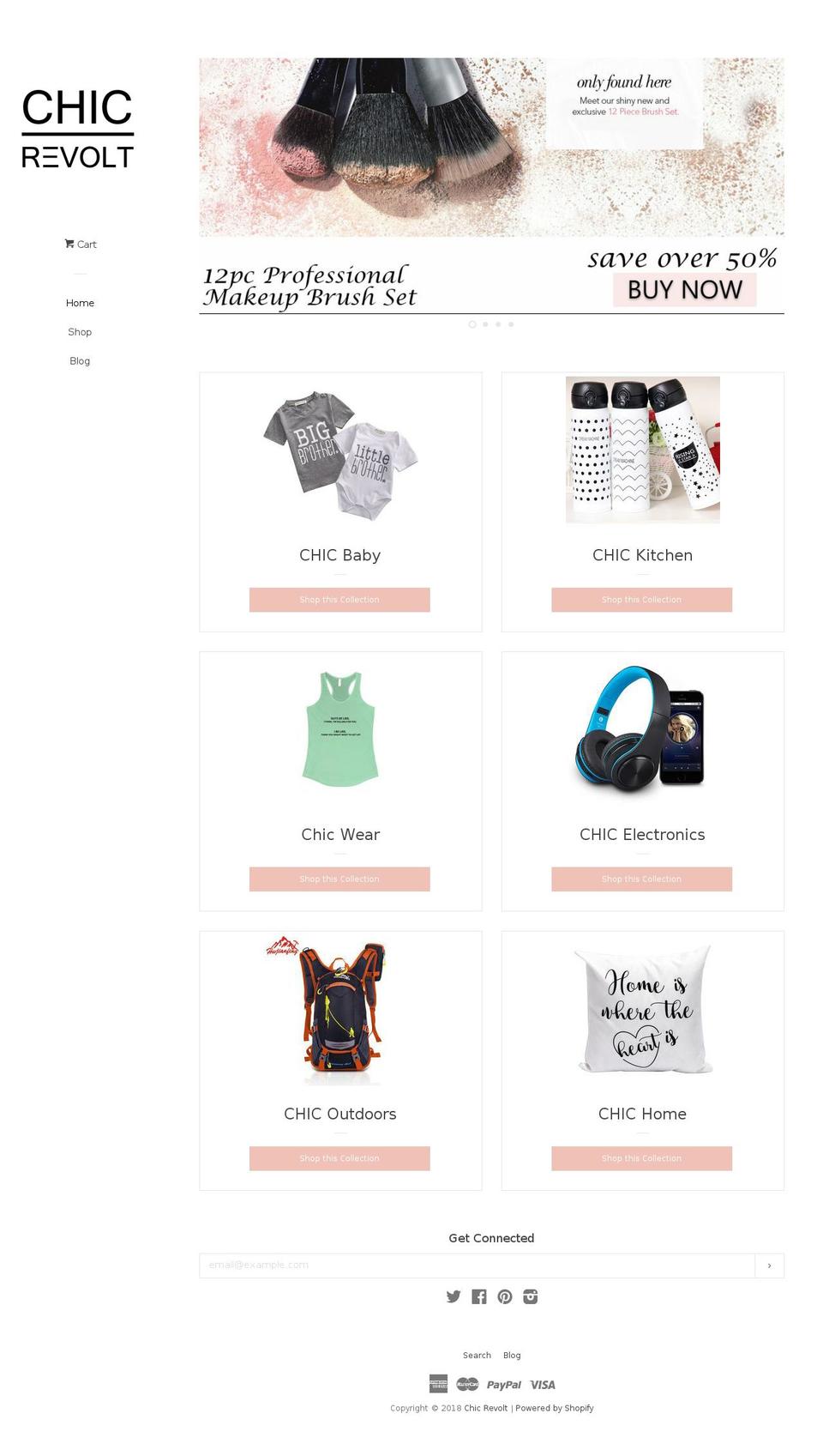 chicrevolt.com shopify website screenshot