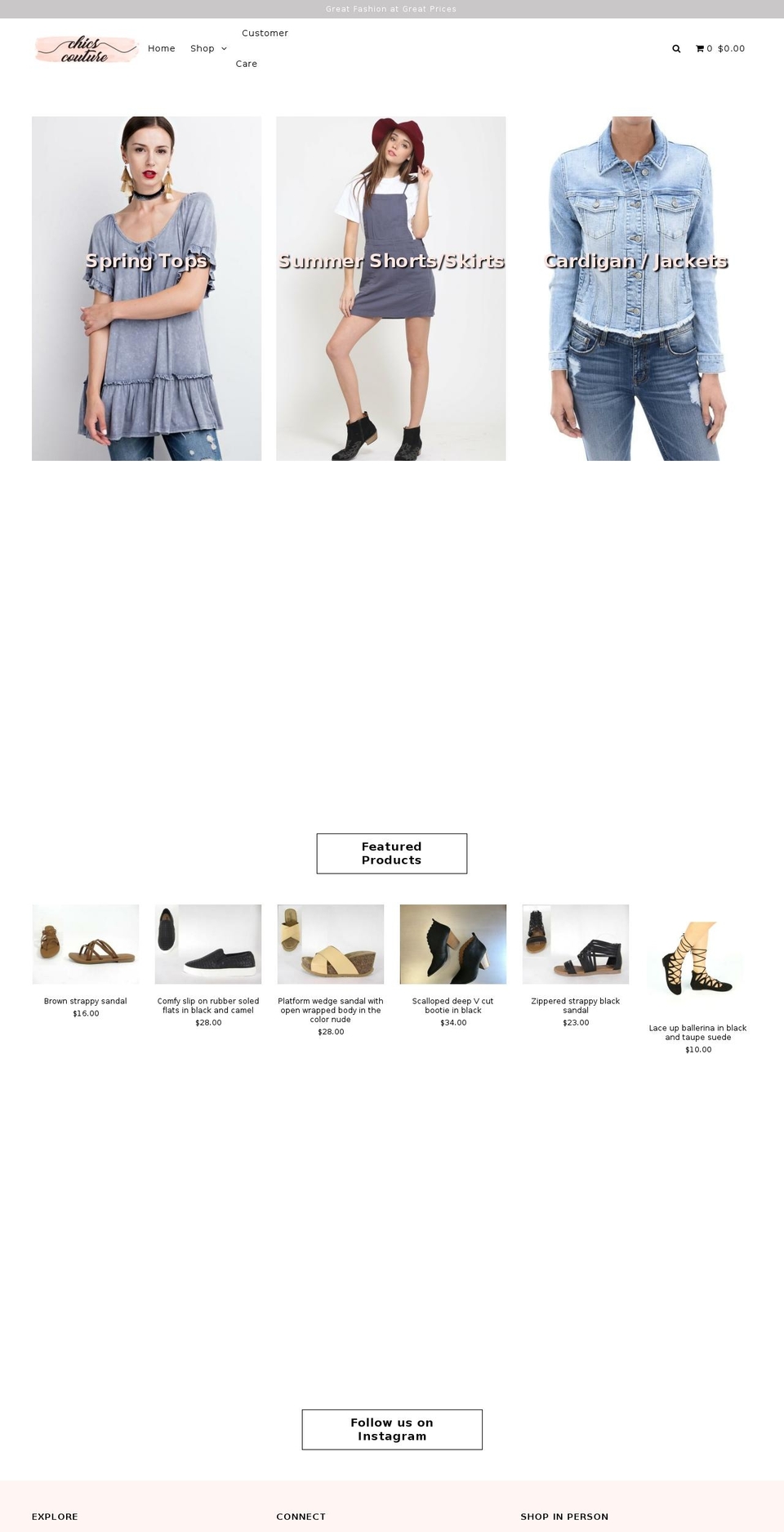 chicscouture.net shopify website screenshot