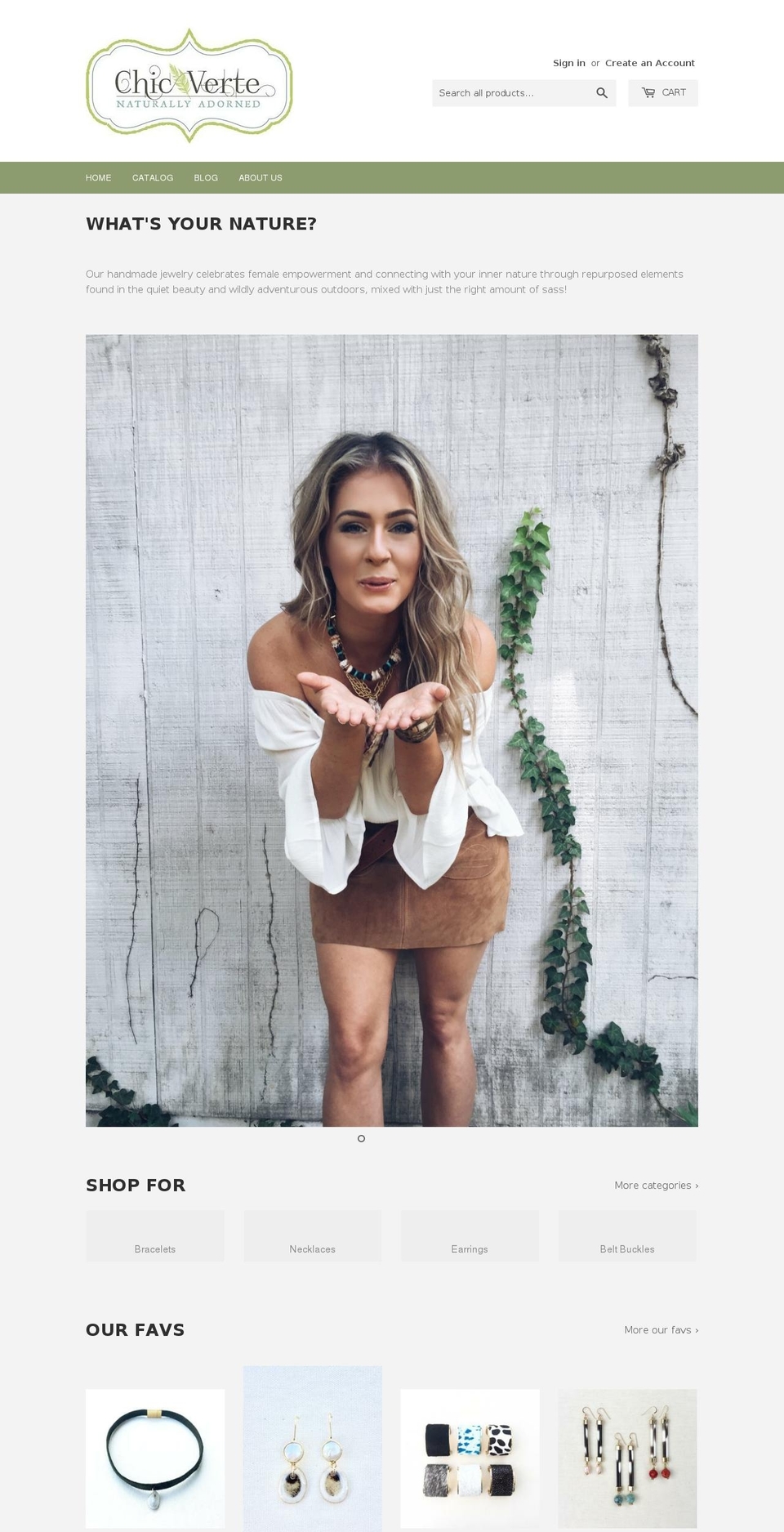 chicverte.com shopify website screenshot