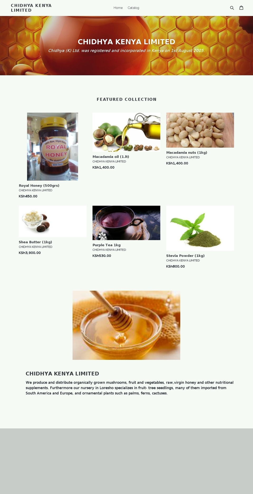 chidhya.com — Shopify storefront screenshot