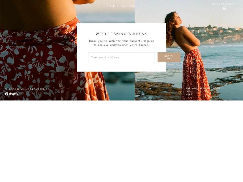 Update Shopify theme site example chief-studio.com