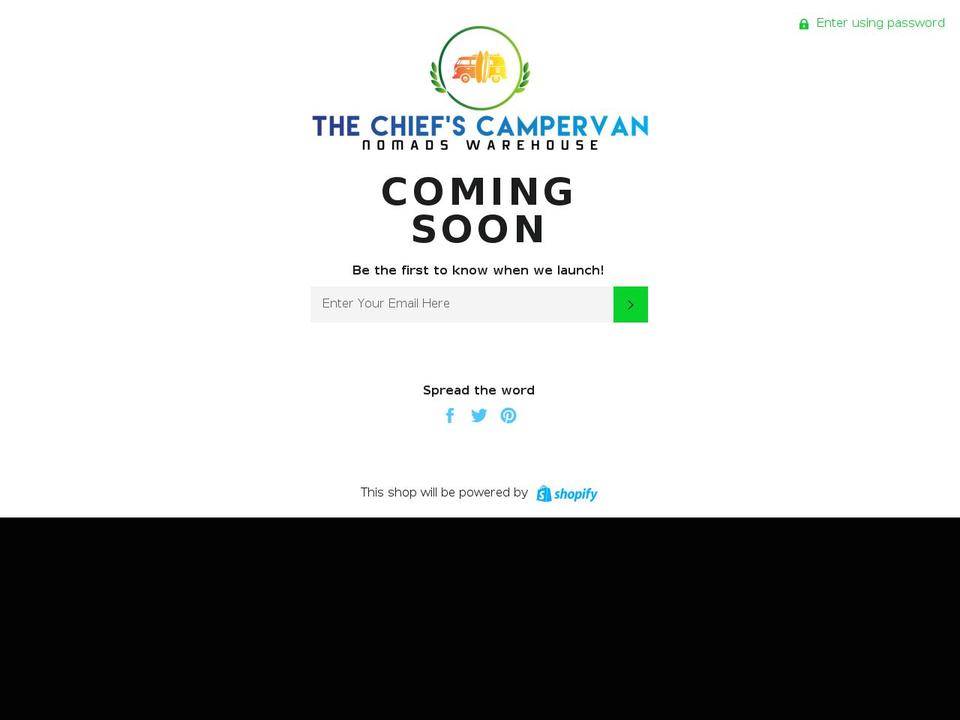 chiefscabin.com — Shopify storefront screenshot
